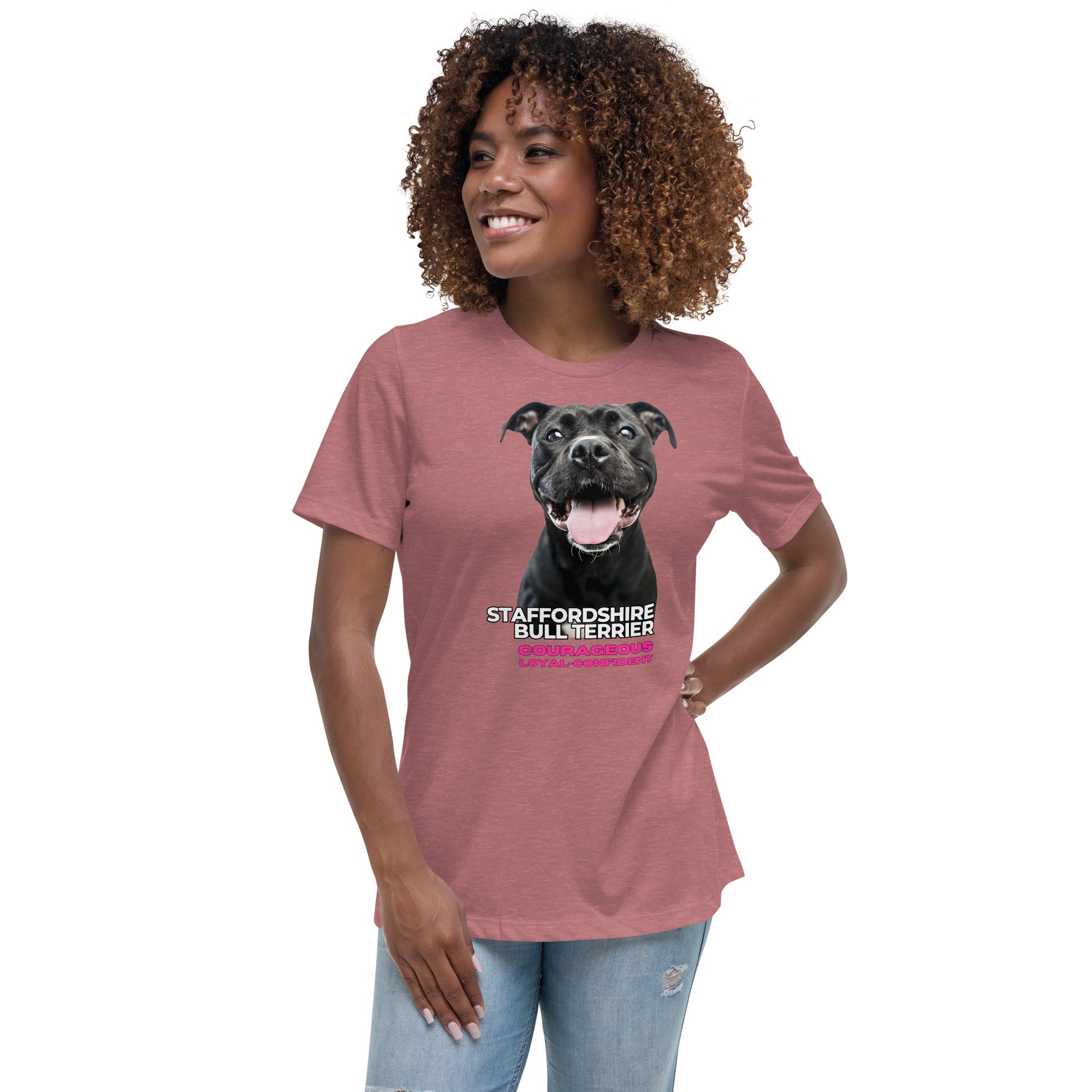 Staffordshire Bull Terrier Women's Relaxed T-Shirt