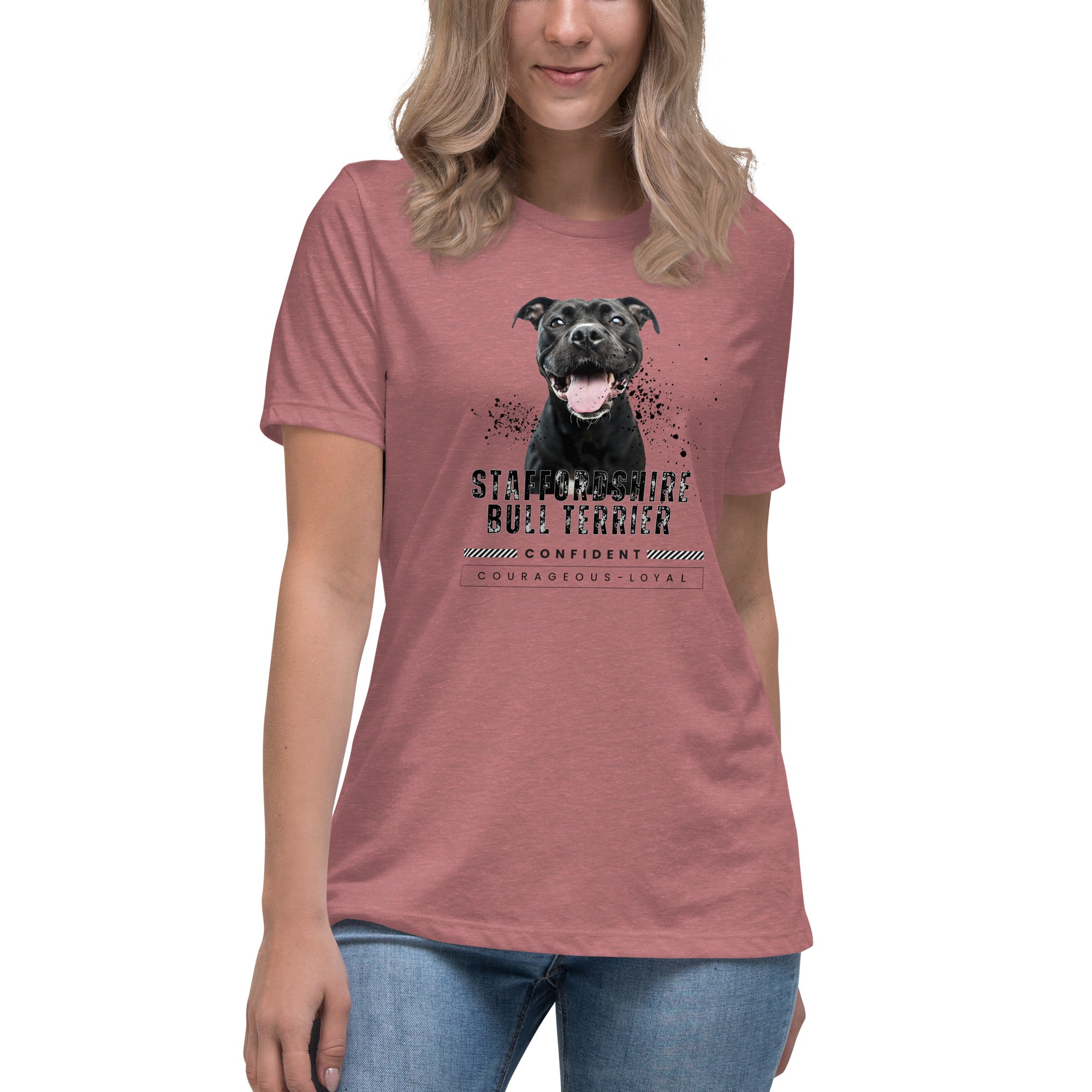 Staffordshire Bull Terrier Women's Relaxed T-Shirt