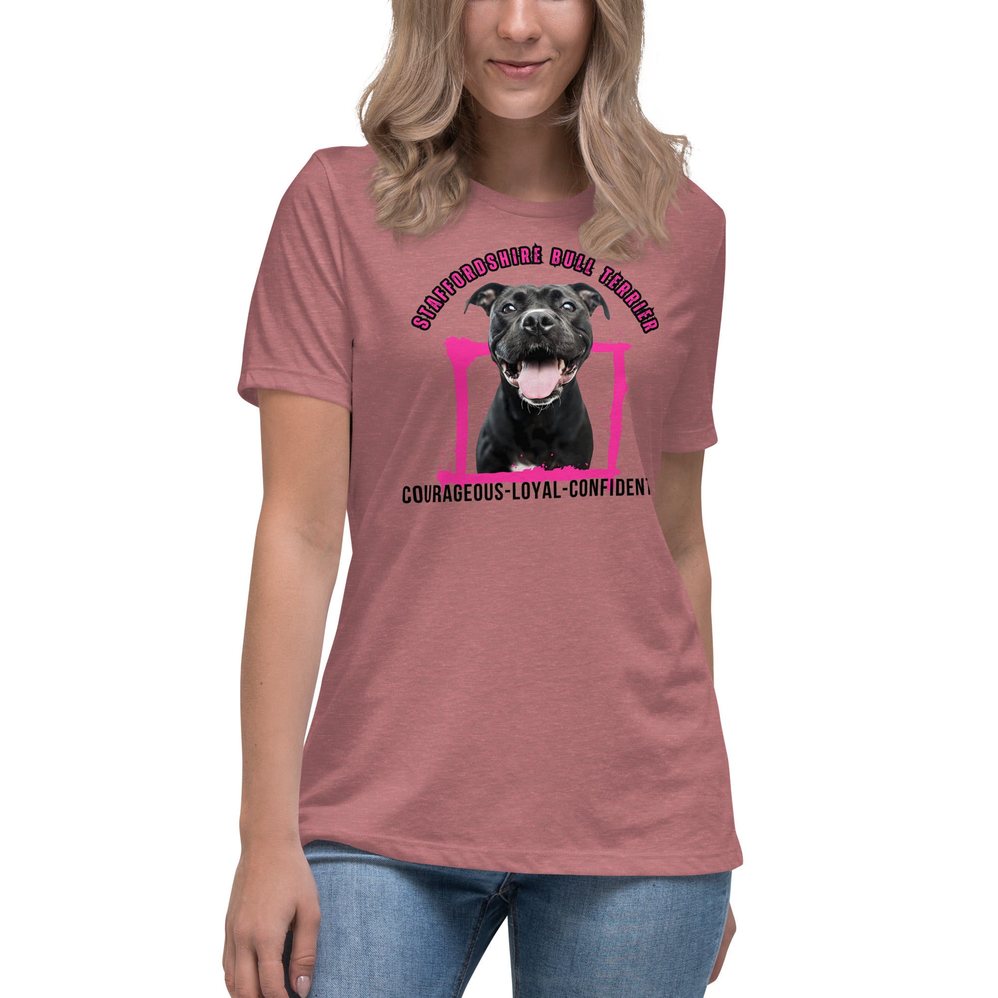 Staffordshire Bull Terrier Women's Relaxed T-Shirt