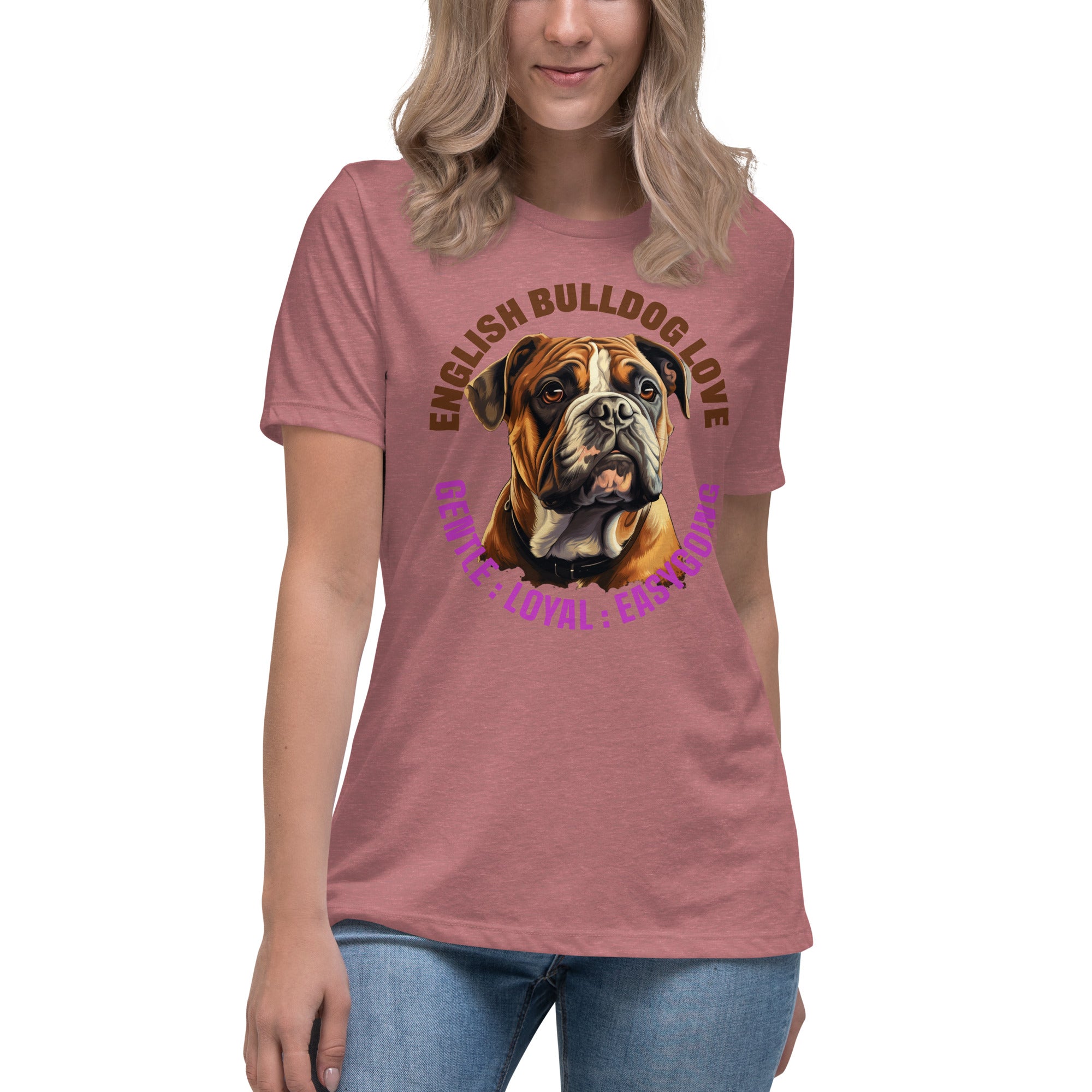 English Bulldog Relaxed T-Shirt