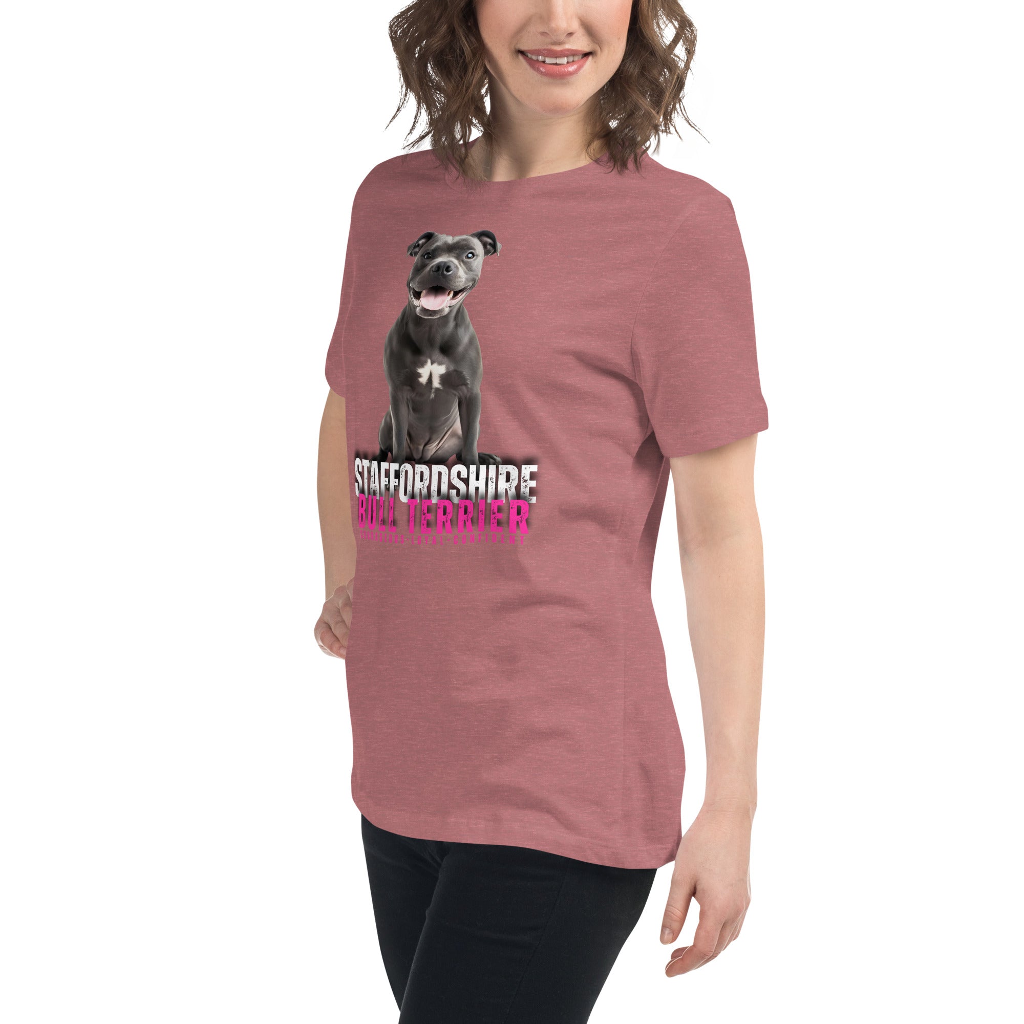 Staffordshire Bull Terrier Women's Relaxed T-Shirt