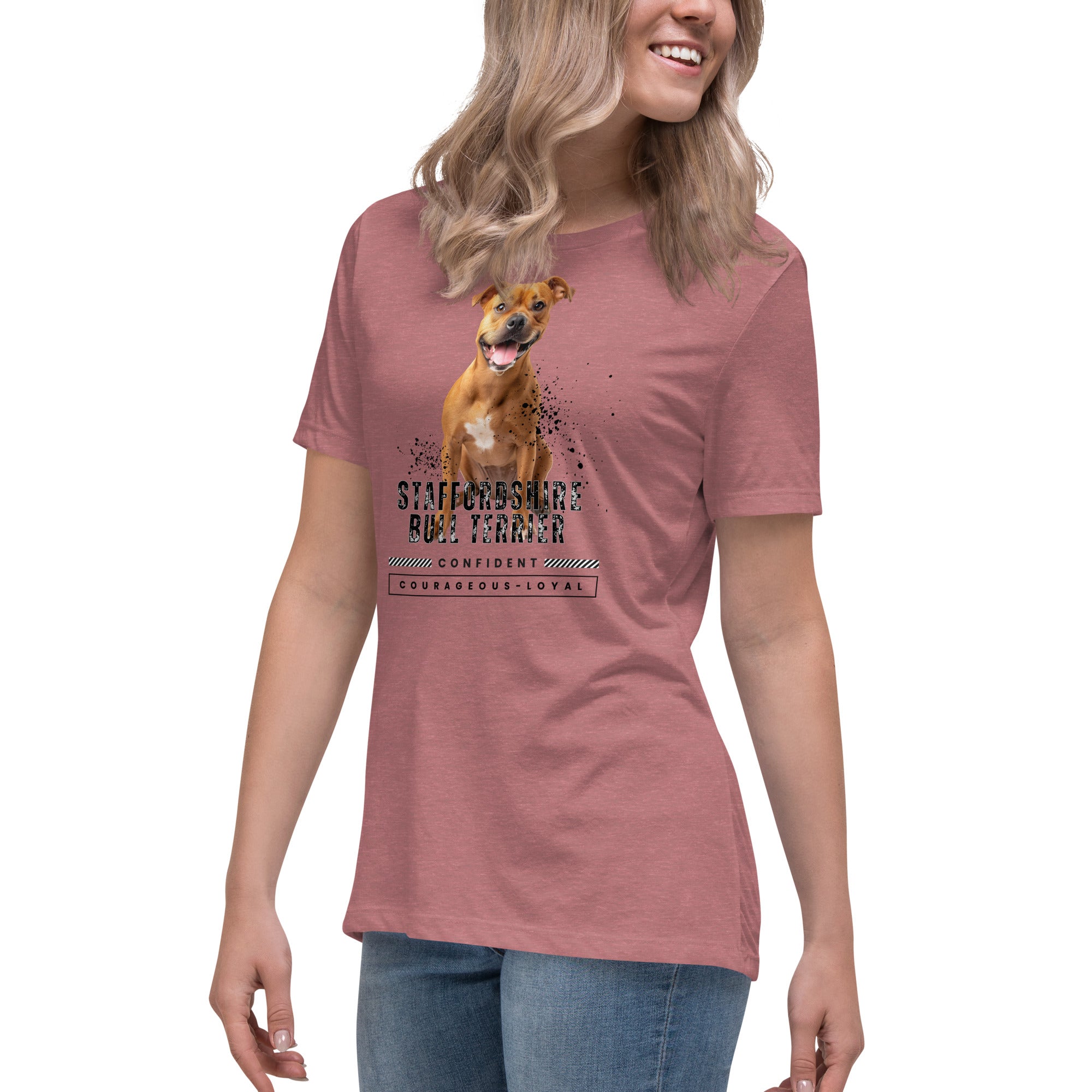 Staffordshire Bull Terrier Women's Relaxed T-Shirt