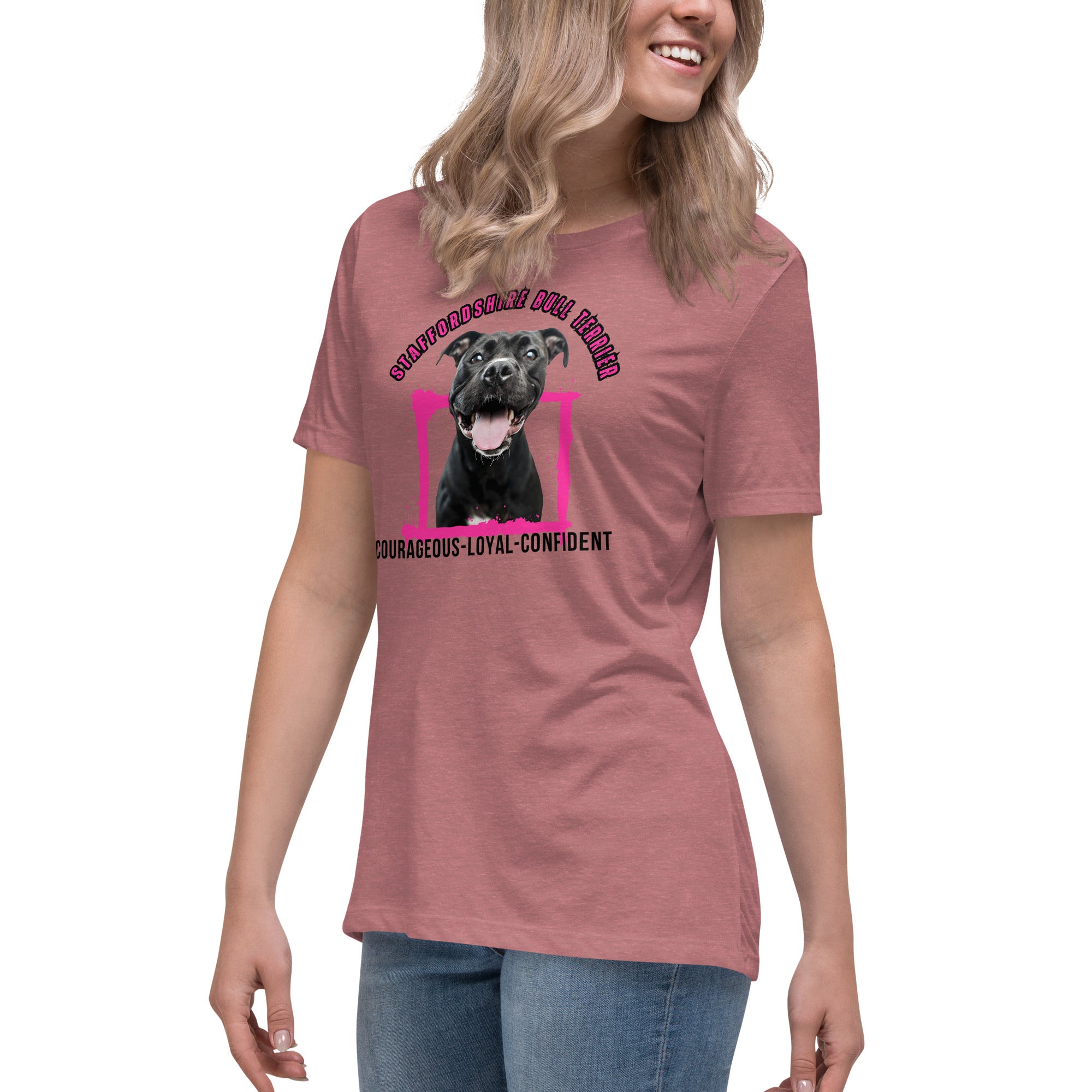 Staffordshire Bull Terrier Women's Relaxed T-Shirt