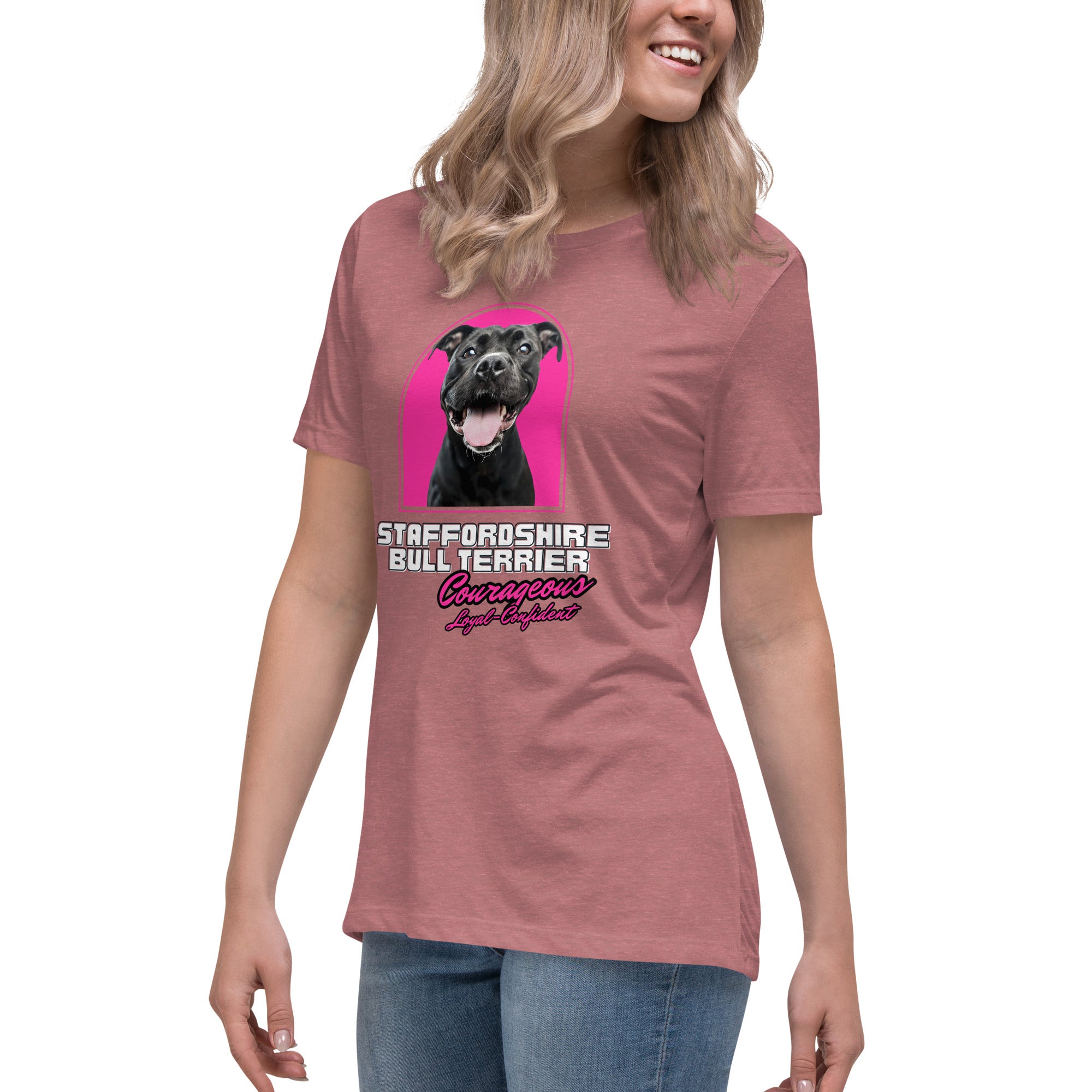 Staffordshire Bull Terrier Women's Relaxed T-Shirt