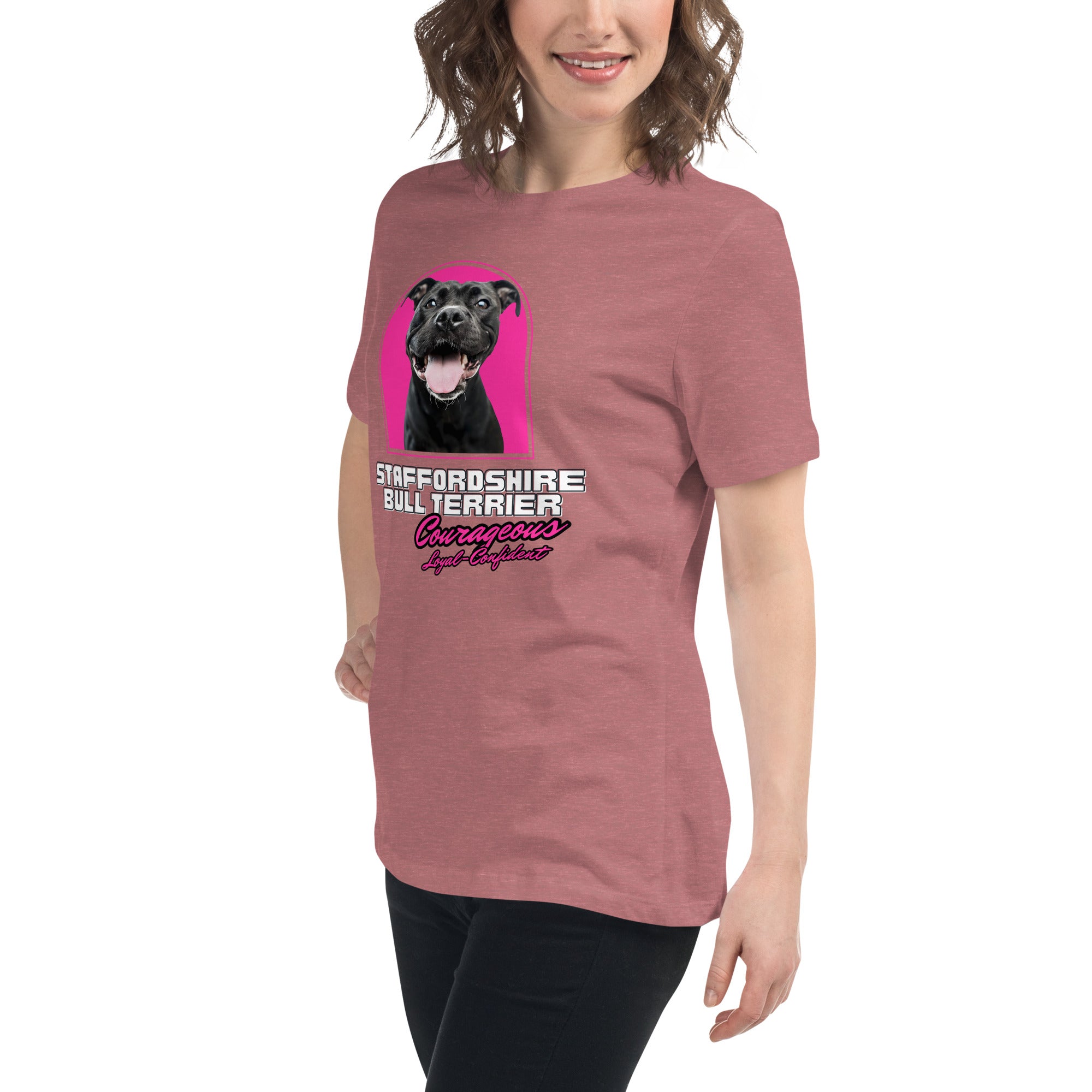 Staffordshire Bull Terrier Women's Relaxed T-Shirt