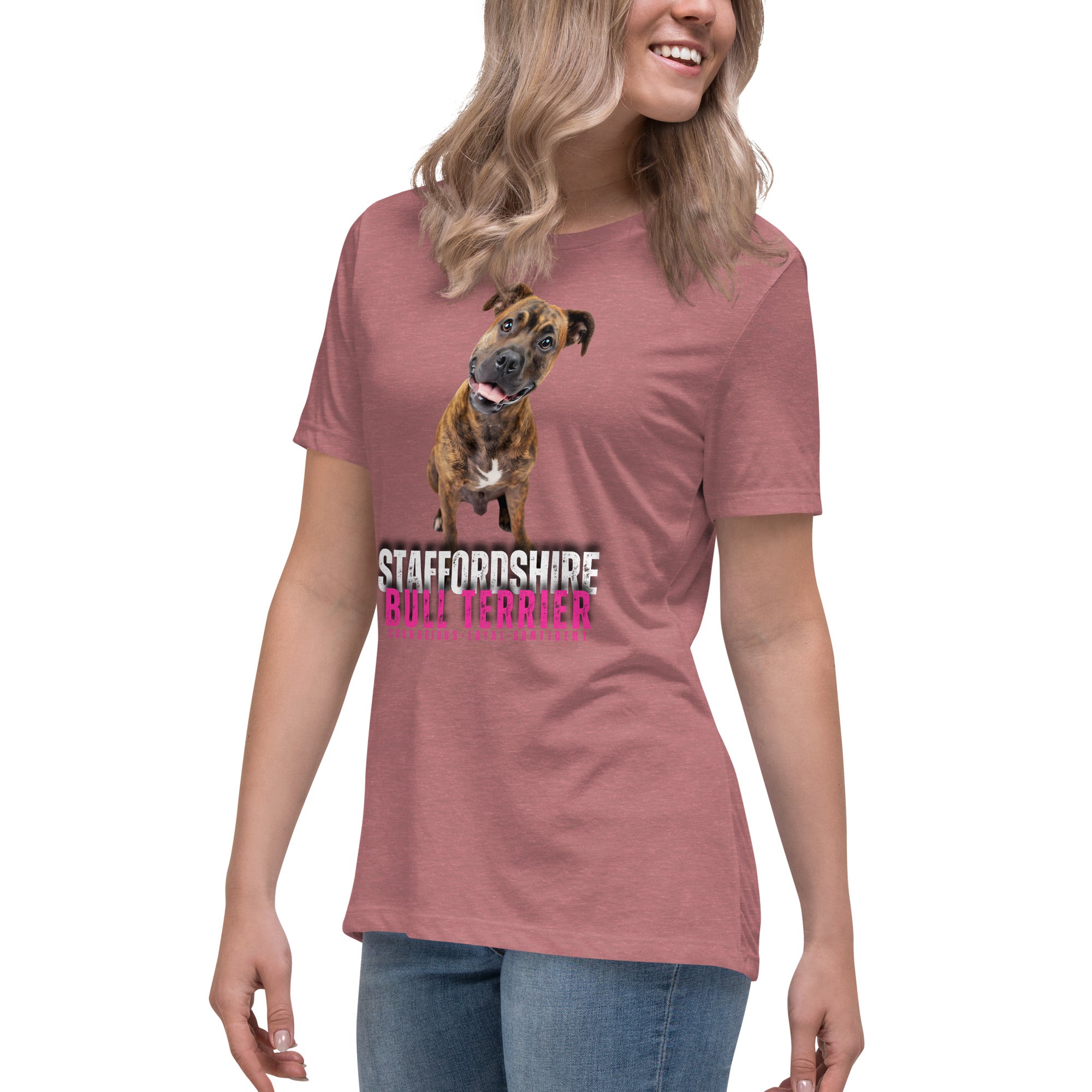 Staffordshire Bull Terrier Women's Relaxed T-Shirt