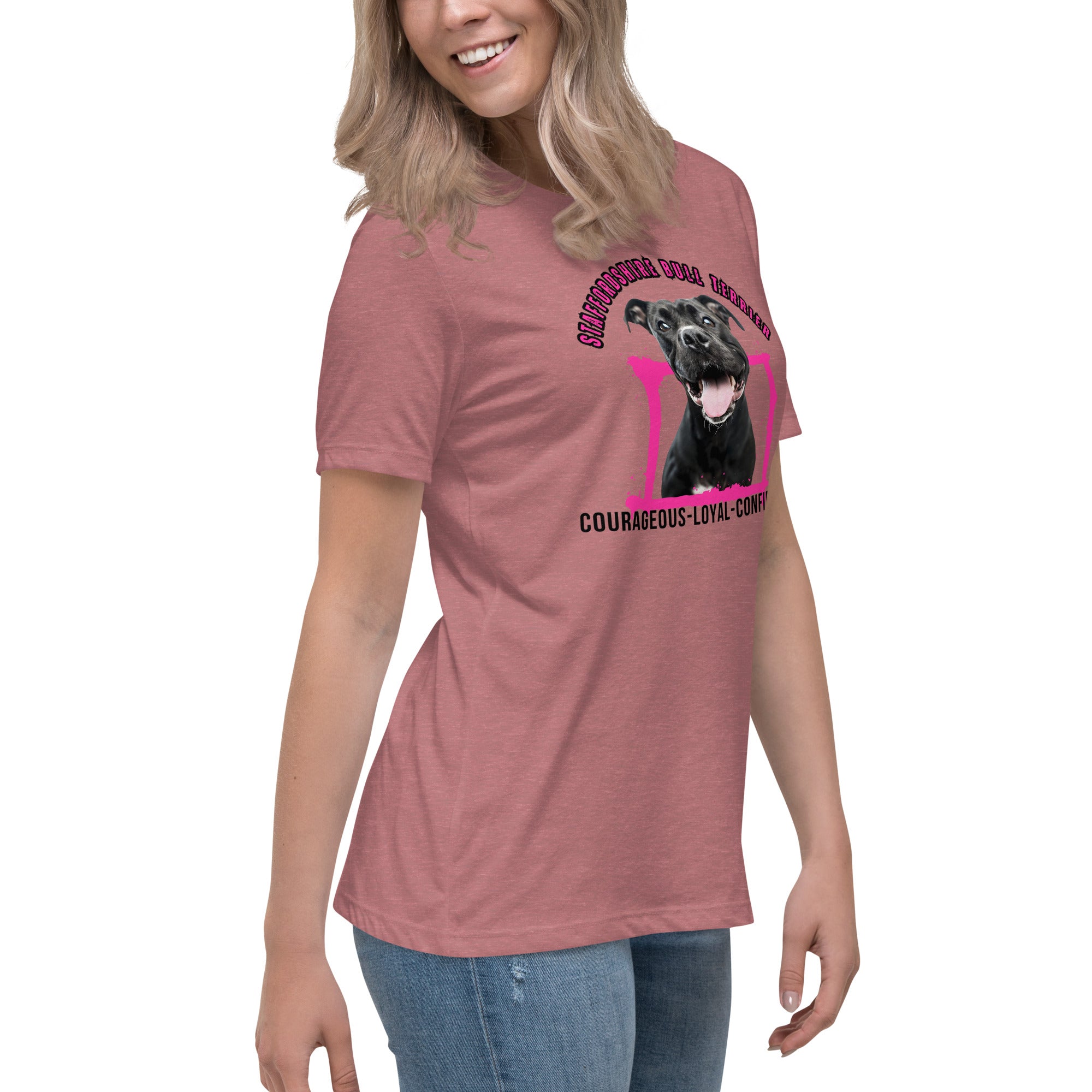 Staffordshire Bull Terrier Women's Relaxed T-Shirt