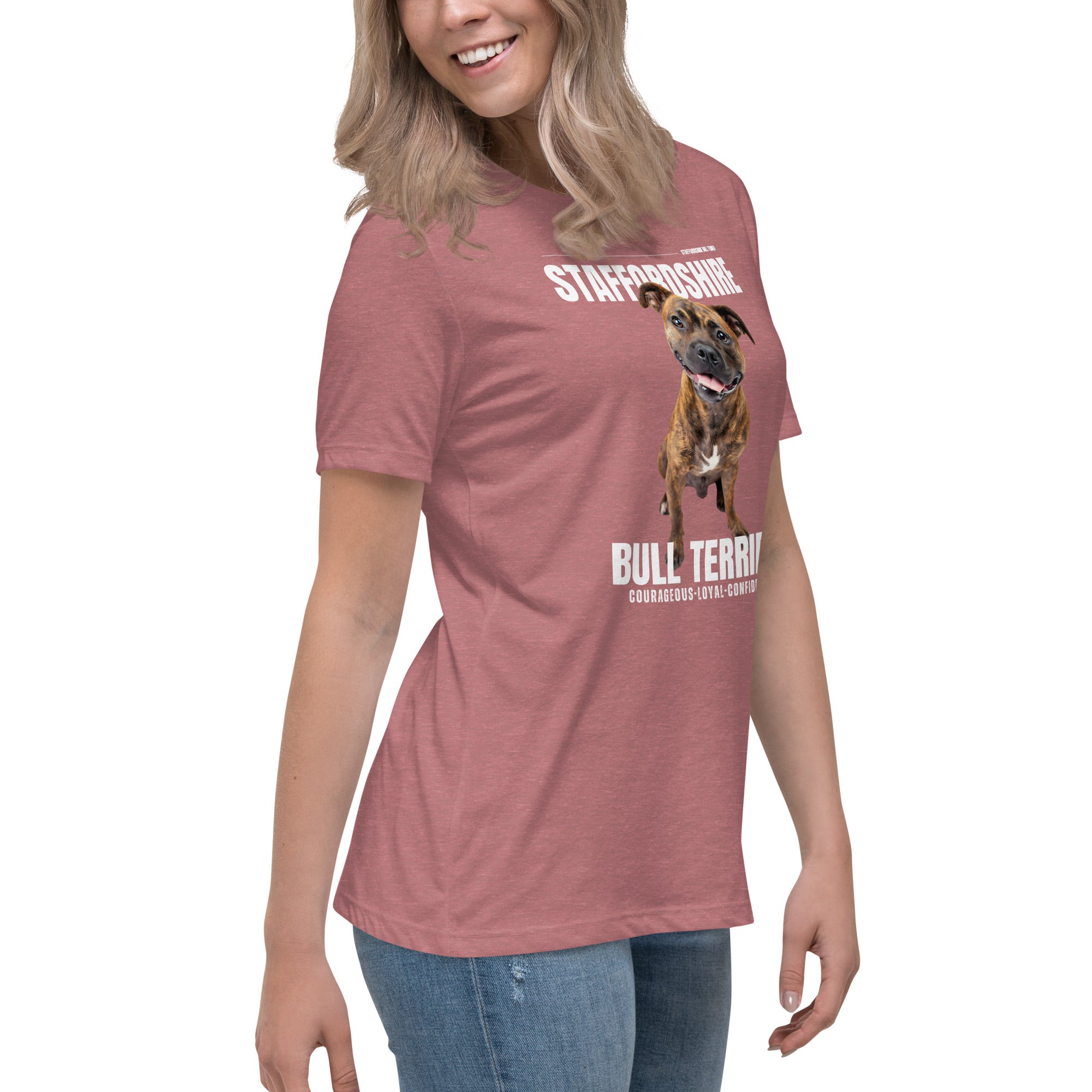 Staffordshire Bull Terrier Women's Relaxed T-Shirt