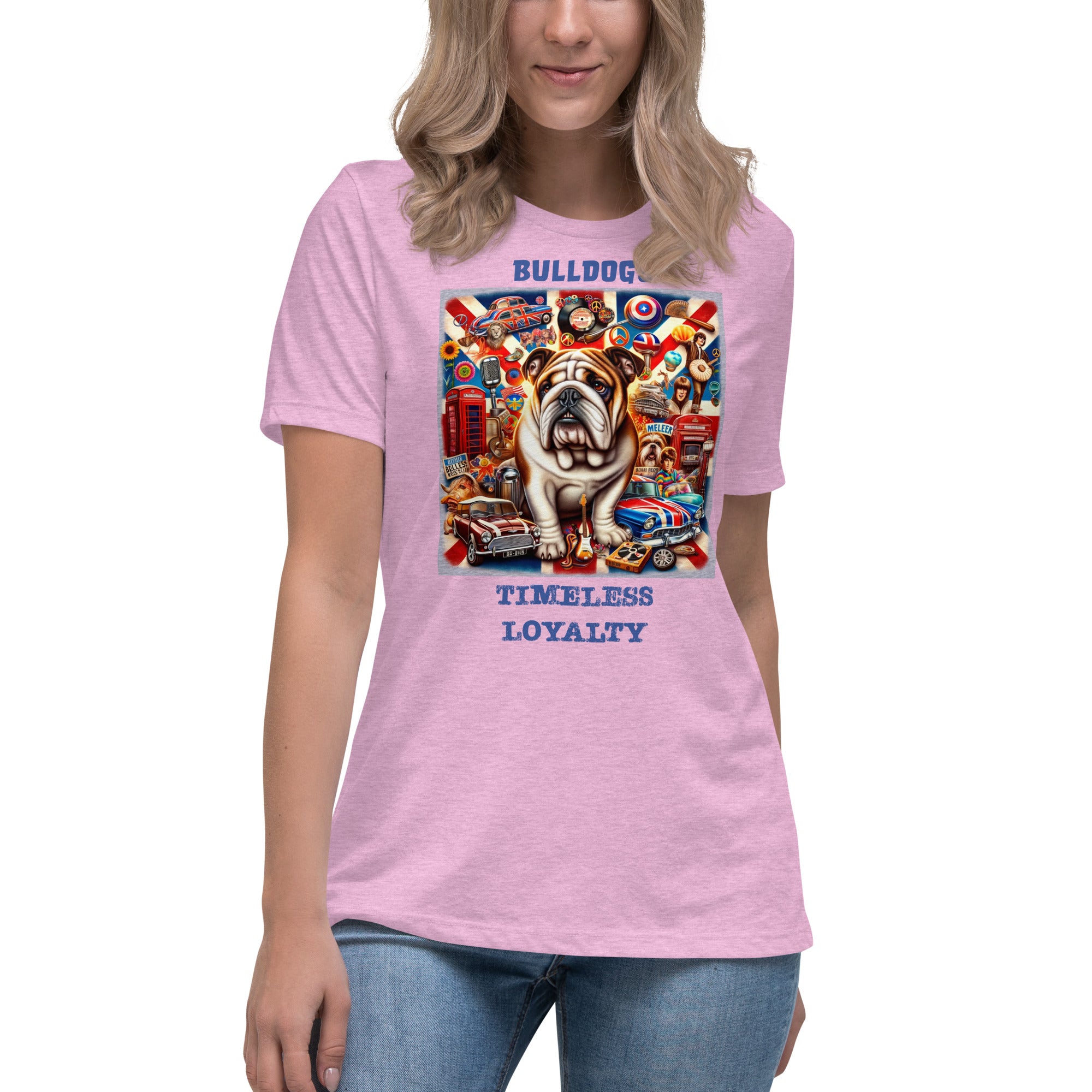 English Bulldog Women's Relaxed T-Shirt