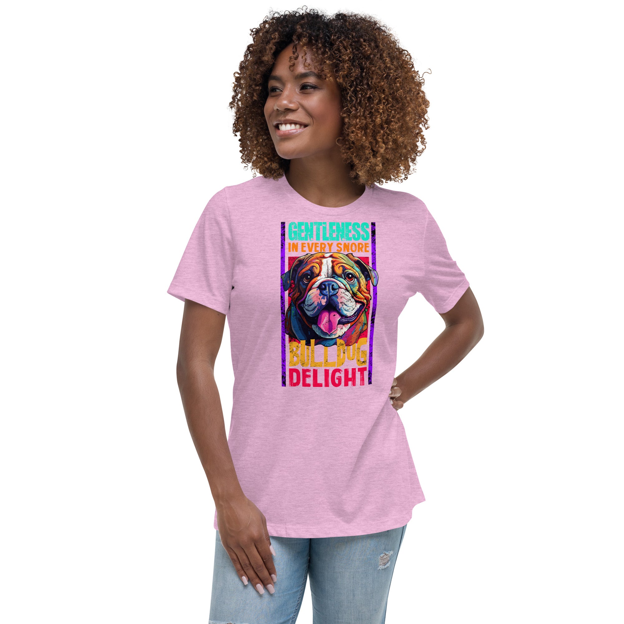 English Bulldog Women's Relaxed T-Shirt