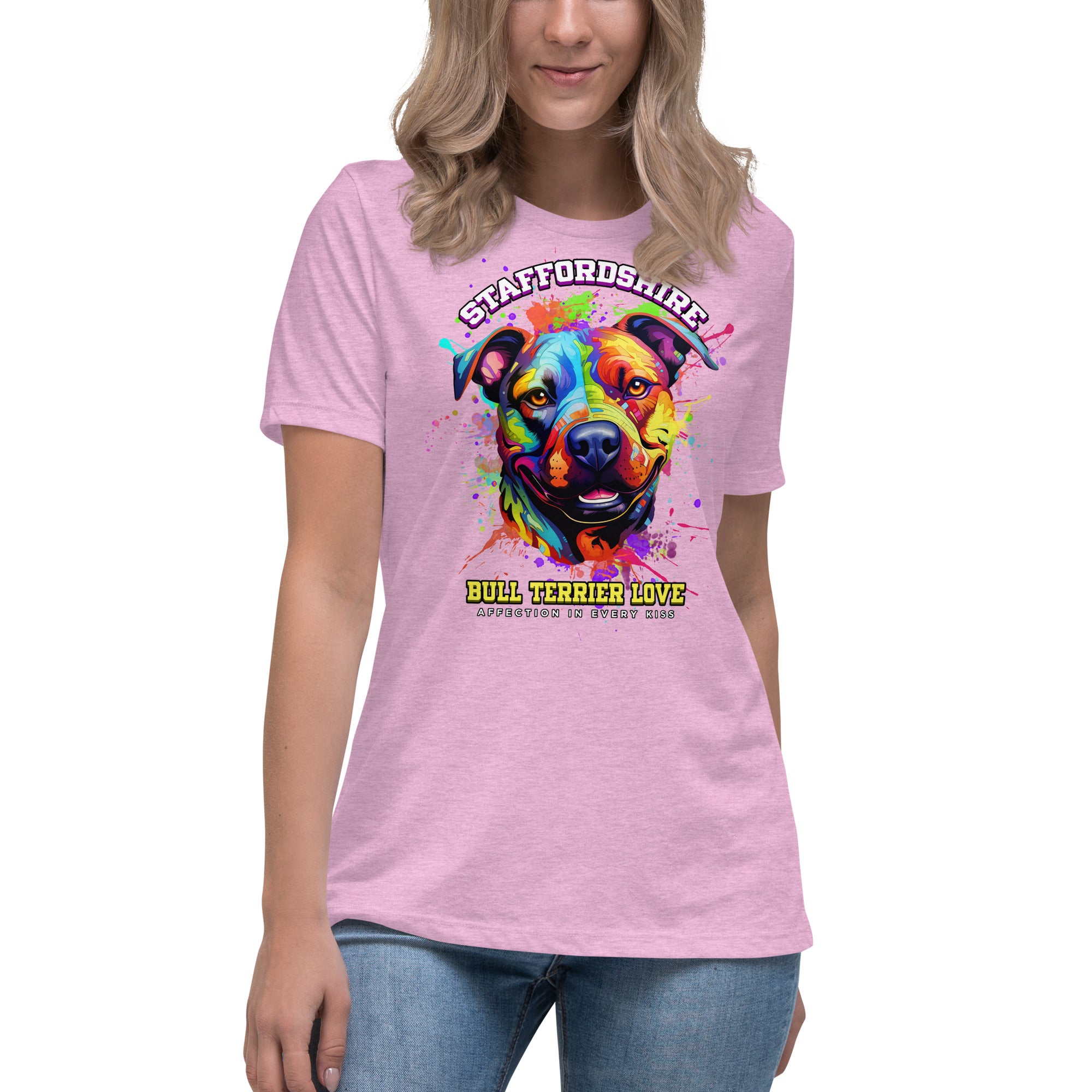 Staffordshire Bull Terrier Women's Relaxed T-Shirt