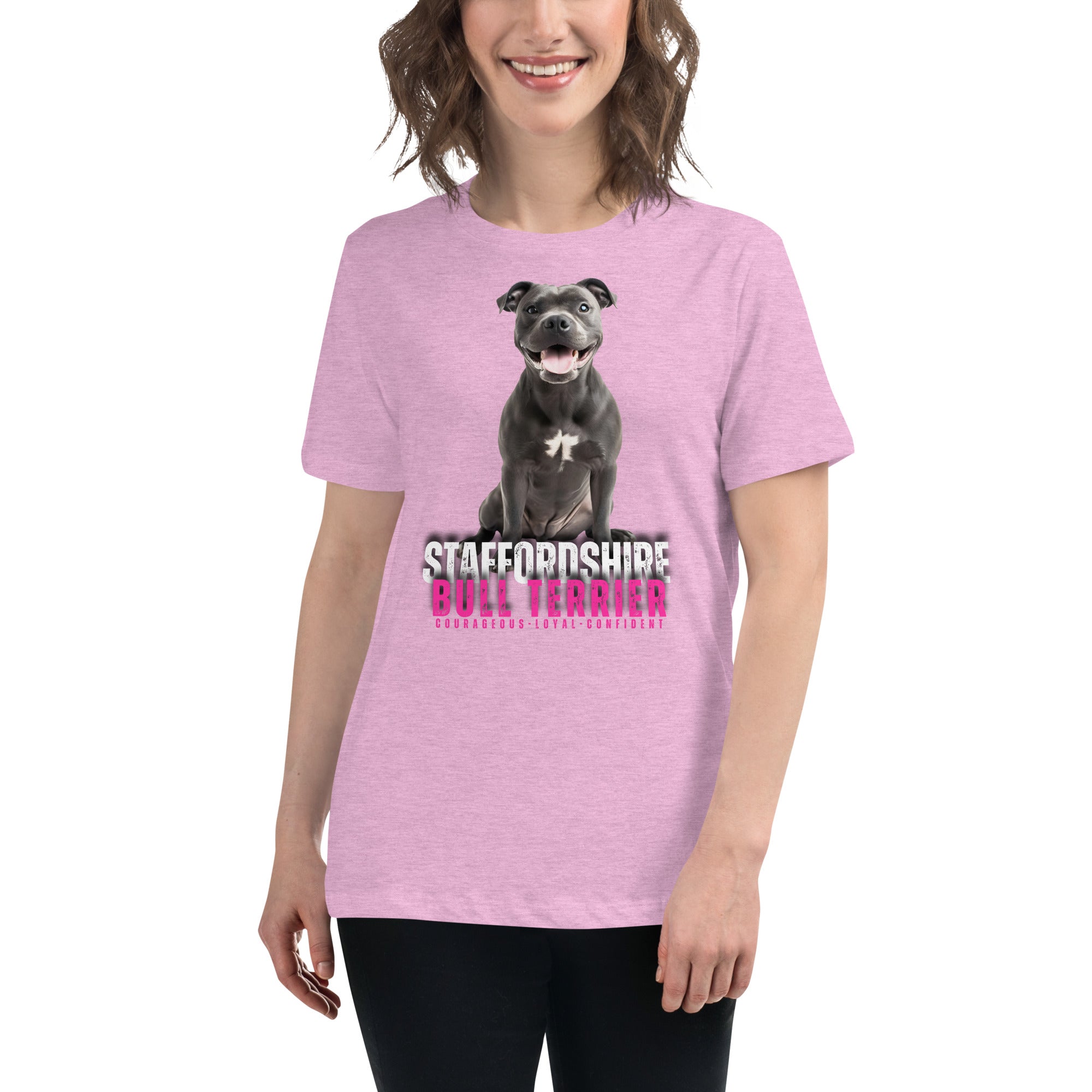 Staffordshire Bull Terrier Women's Relaxed T-Shirt