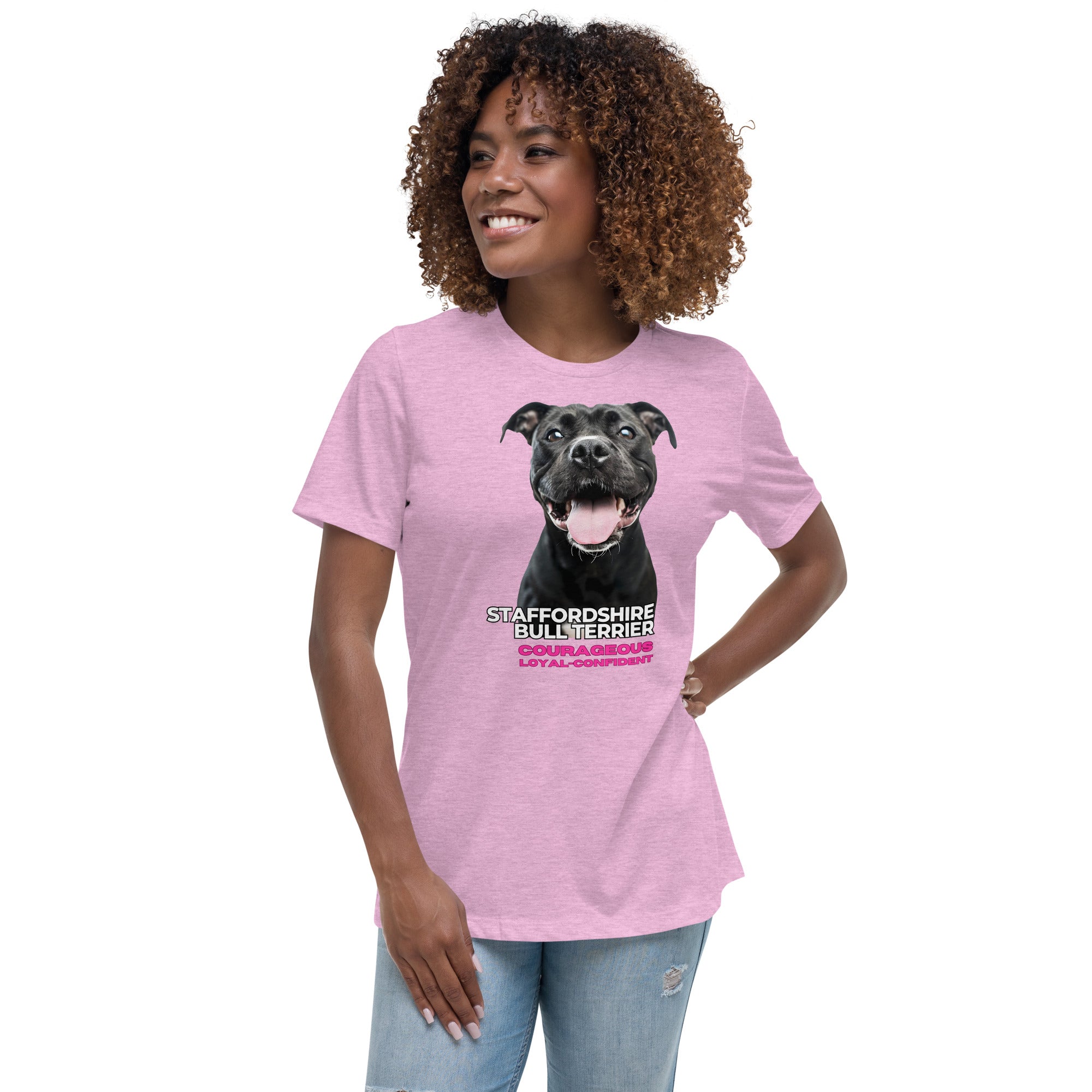 Staffordshire Bull Terrier Women's Relaxed T-Shirt