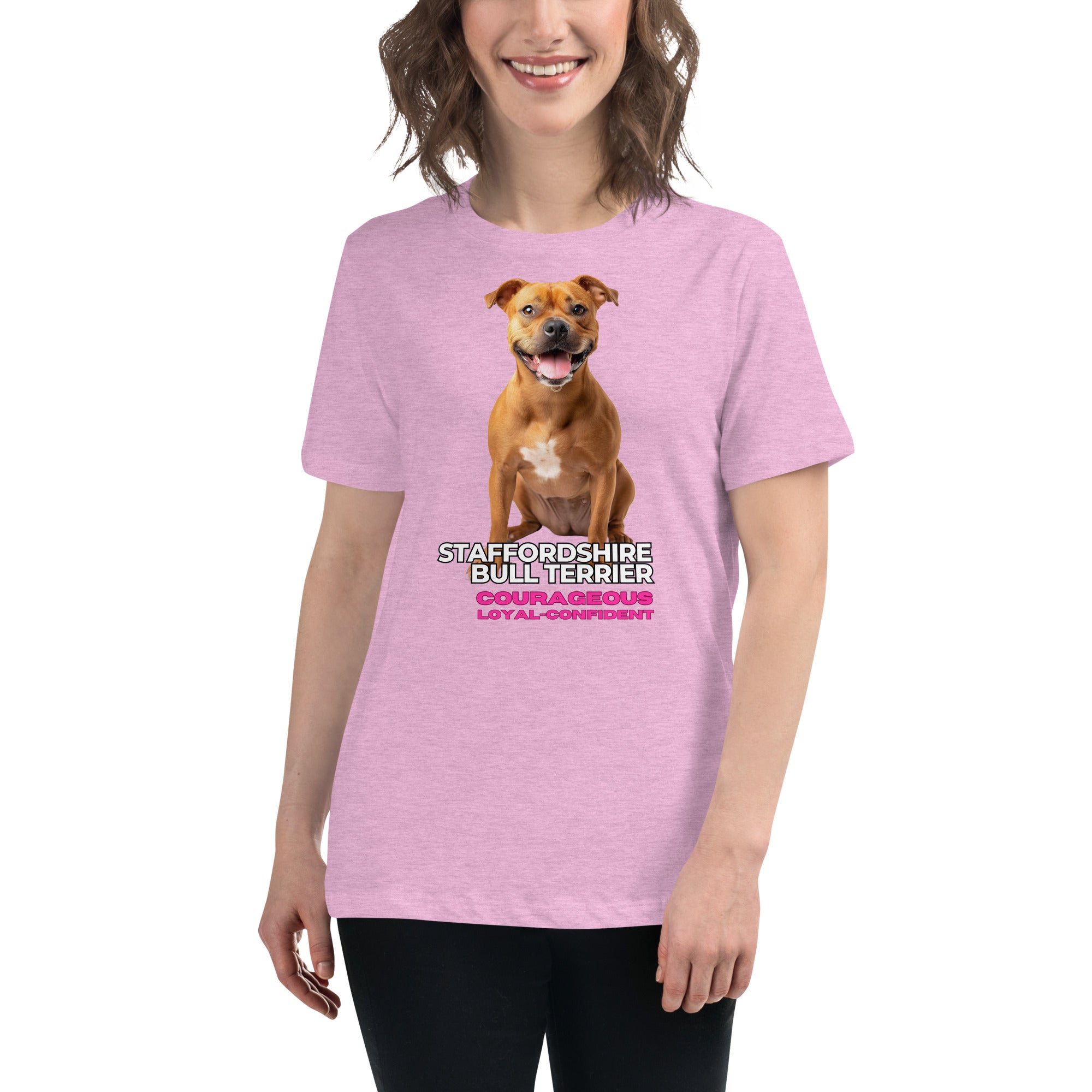 Staffordshire Bull Terrier Women's Relaxed T-Shirt