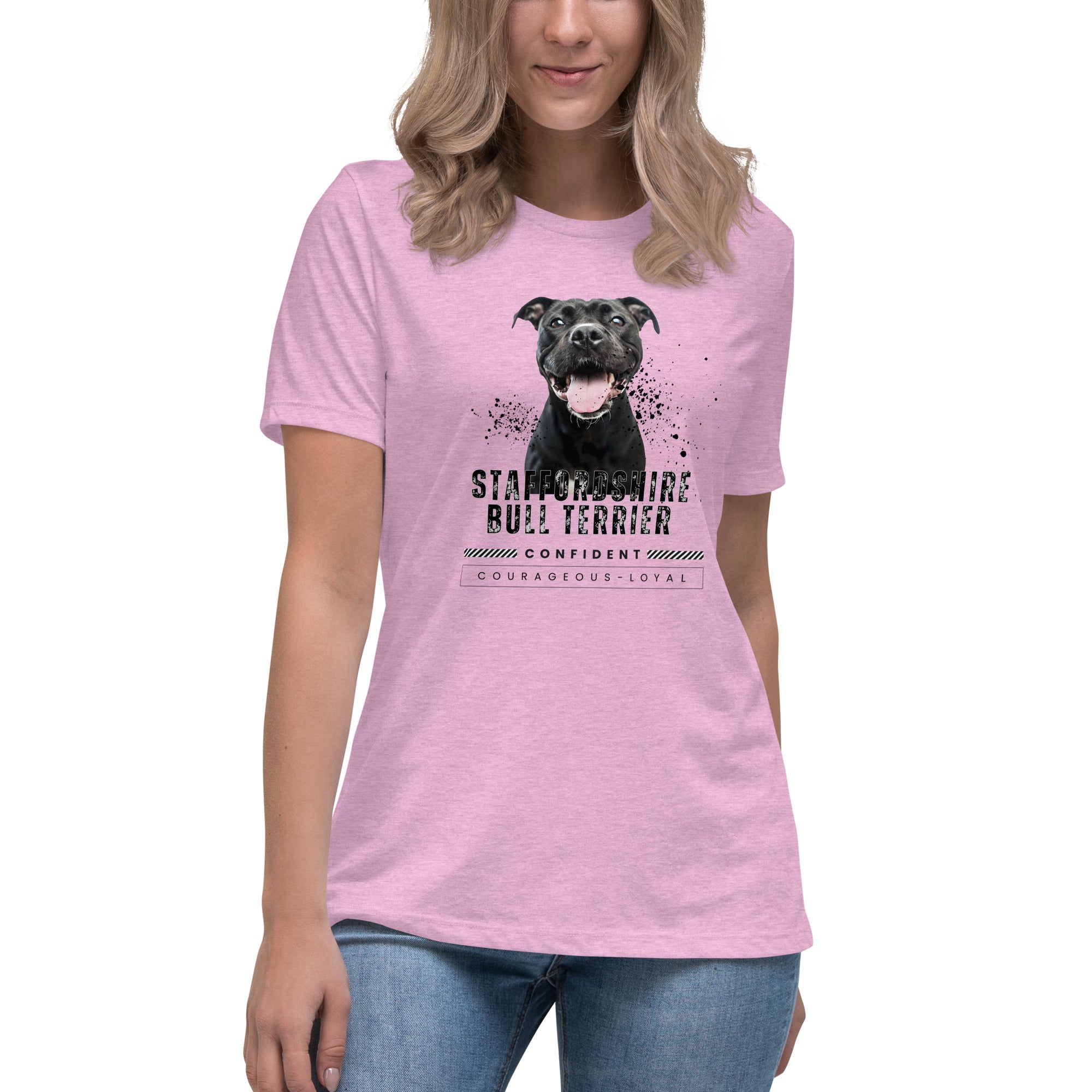 Staffordshire Bull Terrier Women's Relaxed T-Shirt