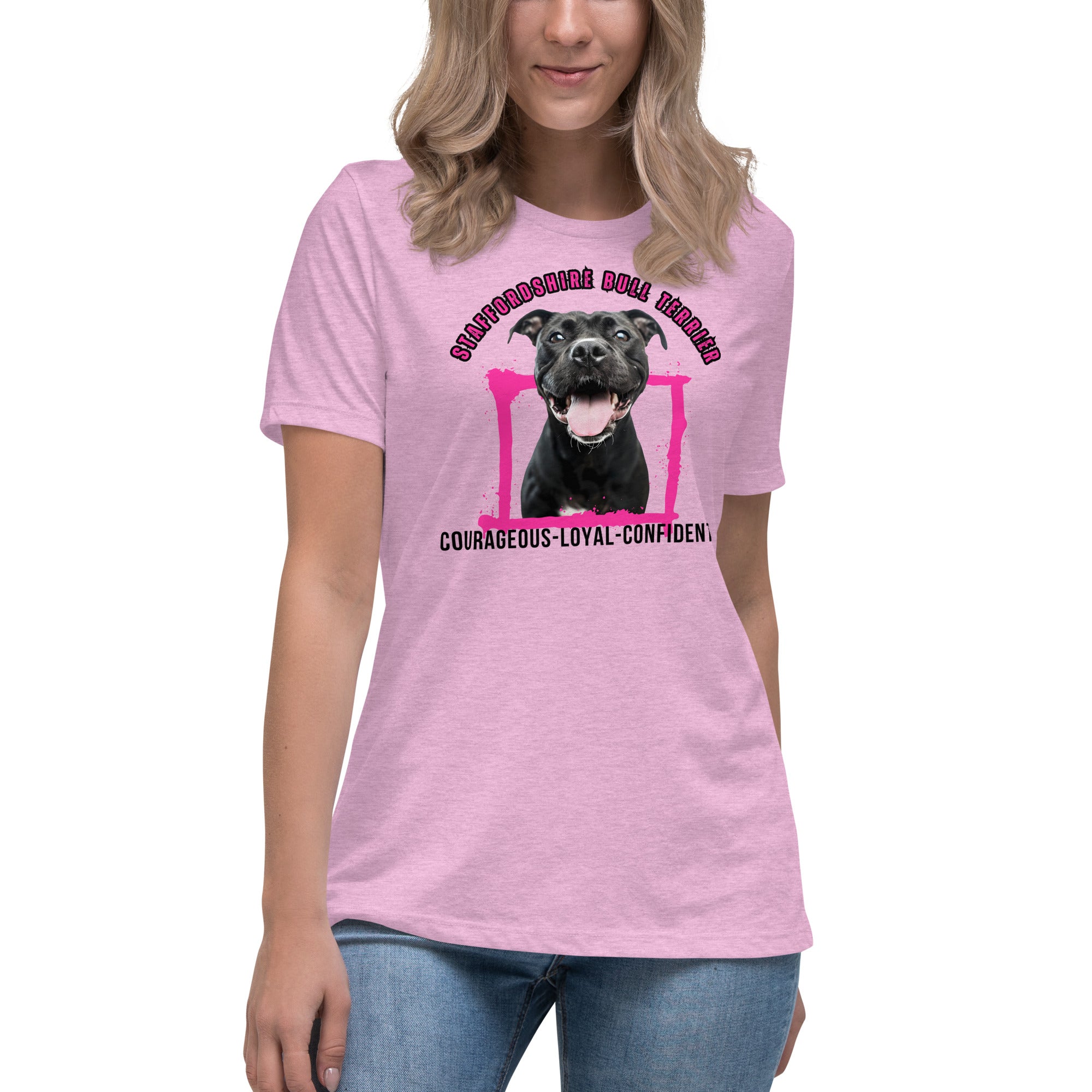 Staffordshire Bull Terrier Women's Relaxed T-Shirt