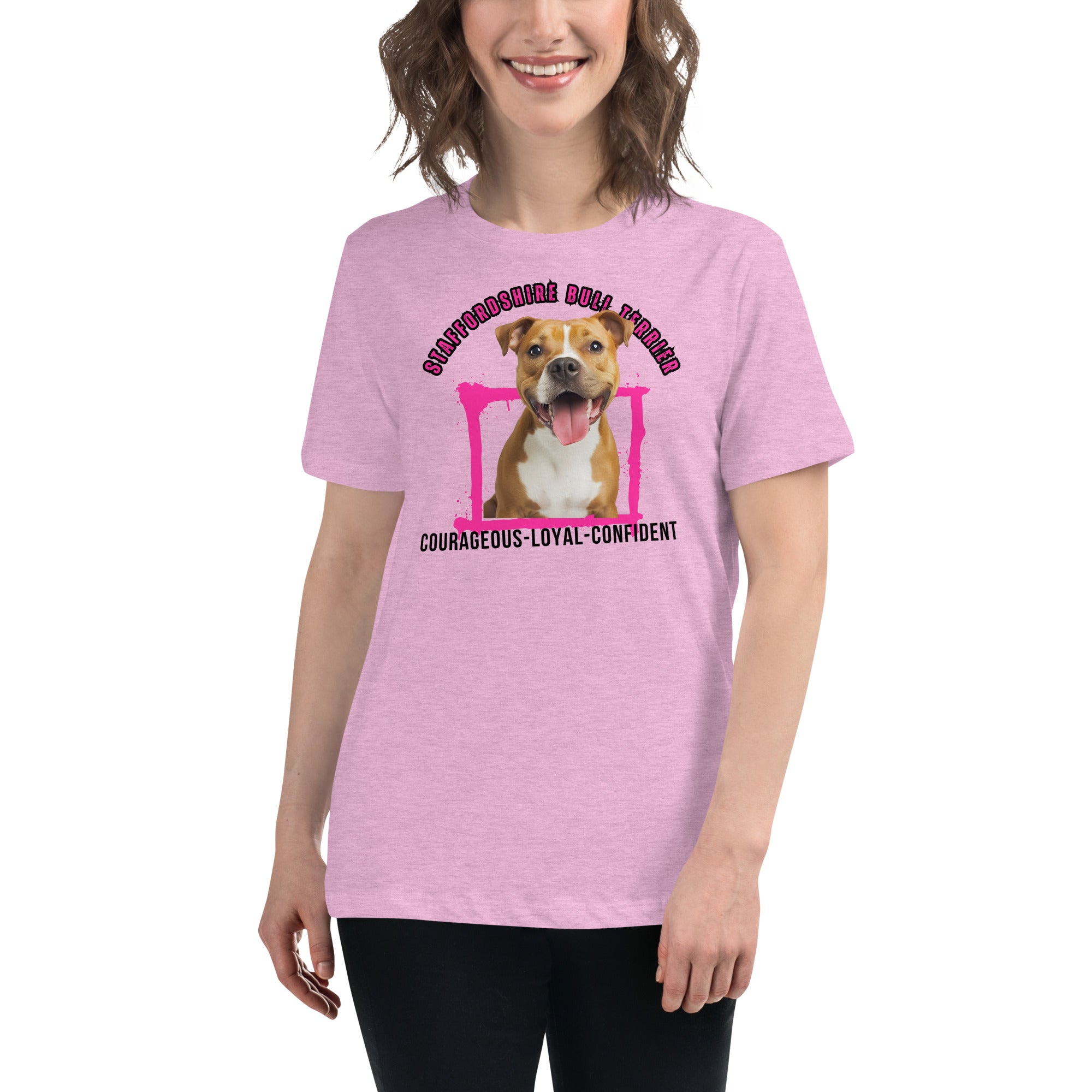 Staffordshire Bull Terrier Women's Relaxed T-Shirt