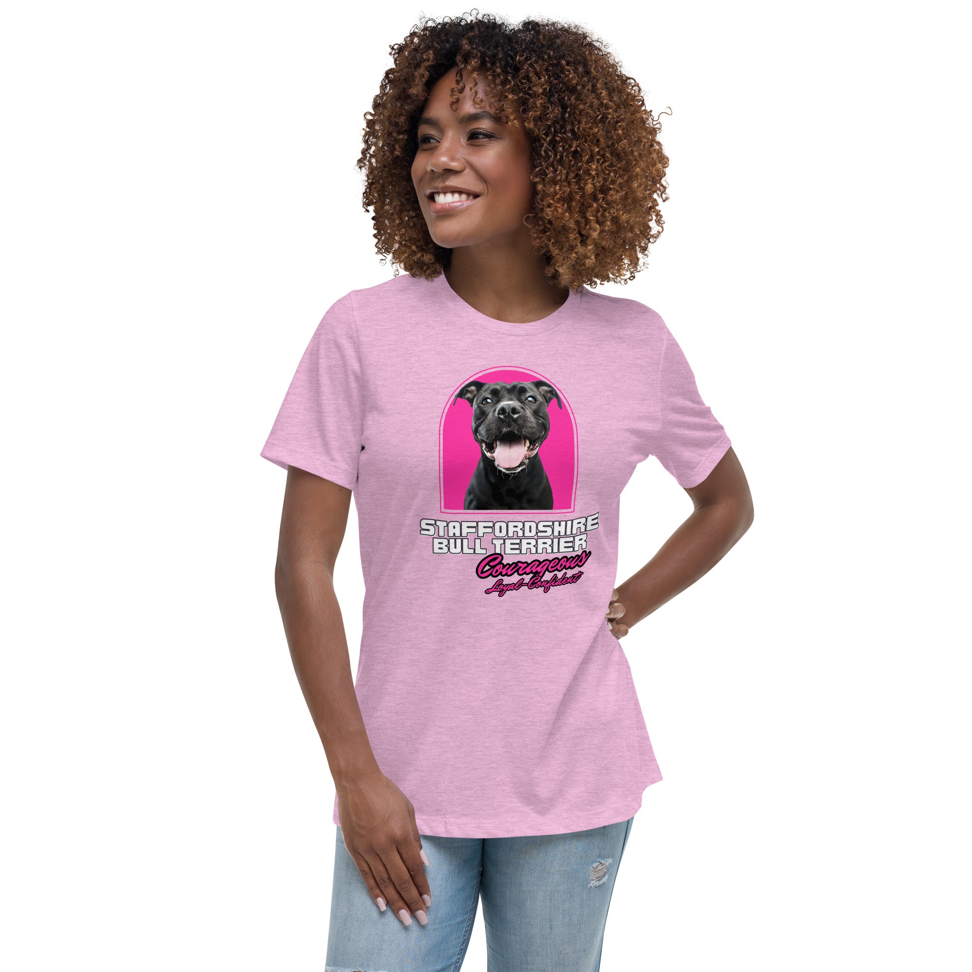 Staffordshire Bull Terrier Women's Relaxed T-Shirt