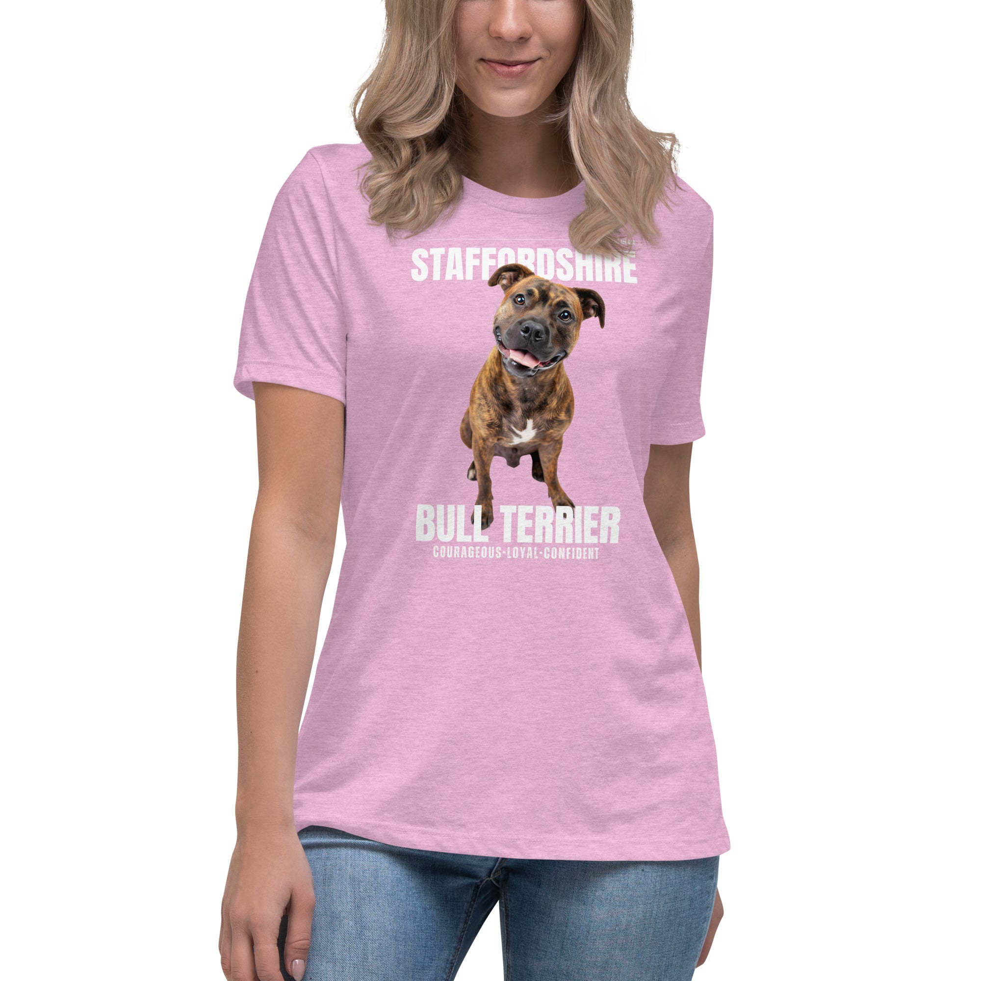 Staffordshire Bull Terrier Women's Relaxed T-Shirt