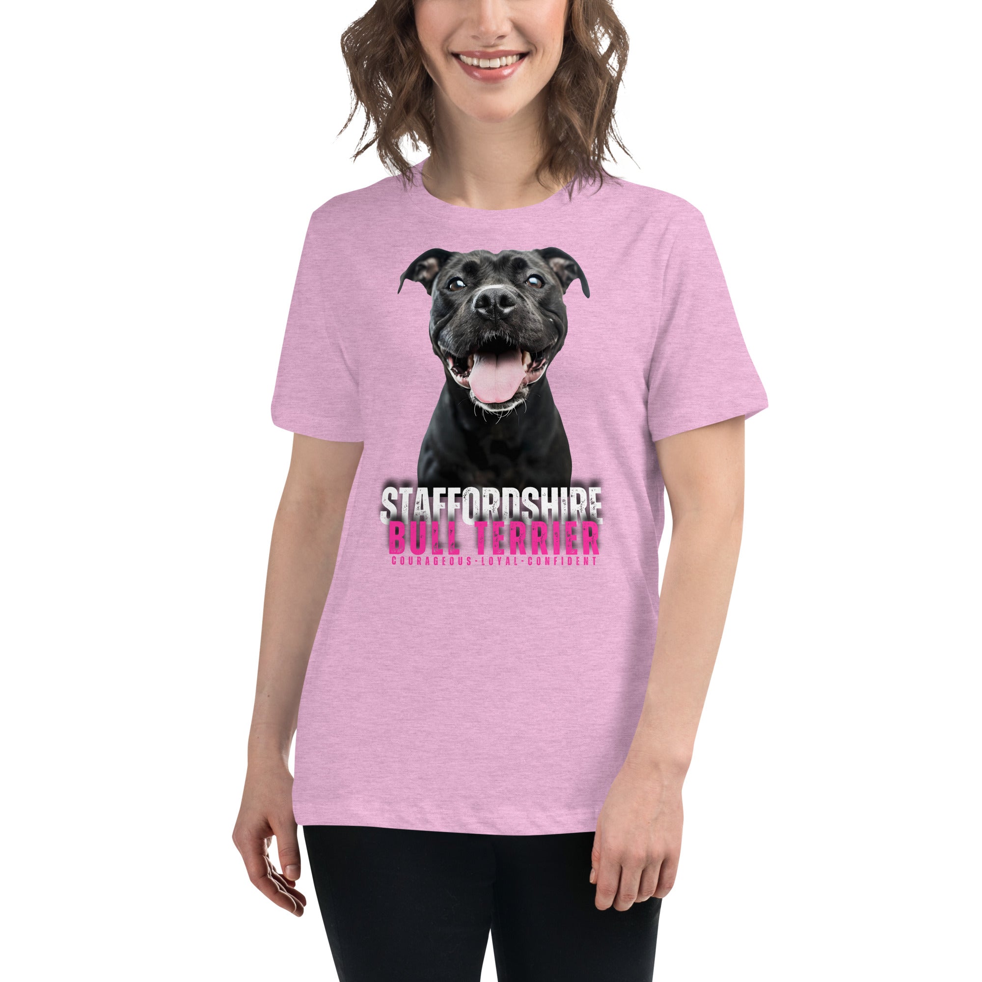 Staffordshire Bull Terrier Women's Relaxed T-Shirt