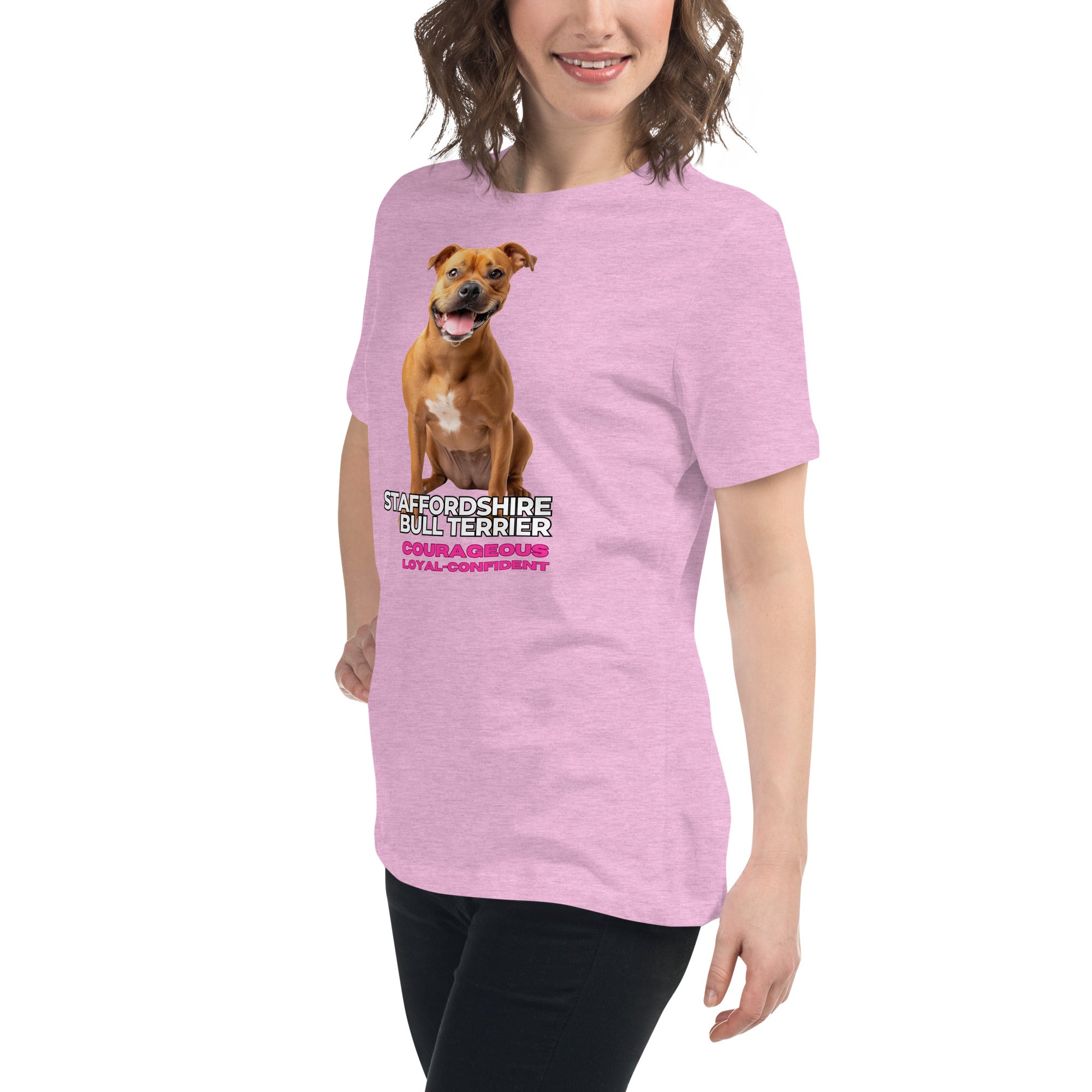 Staffordshire Bull Terrier Women's Relaxed T-Shirt