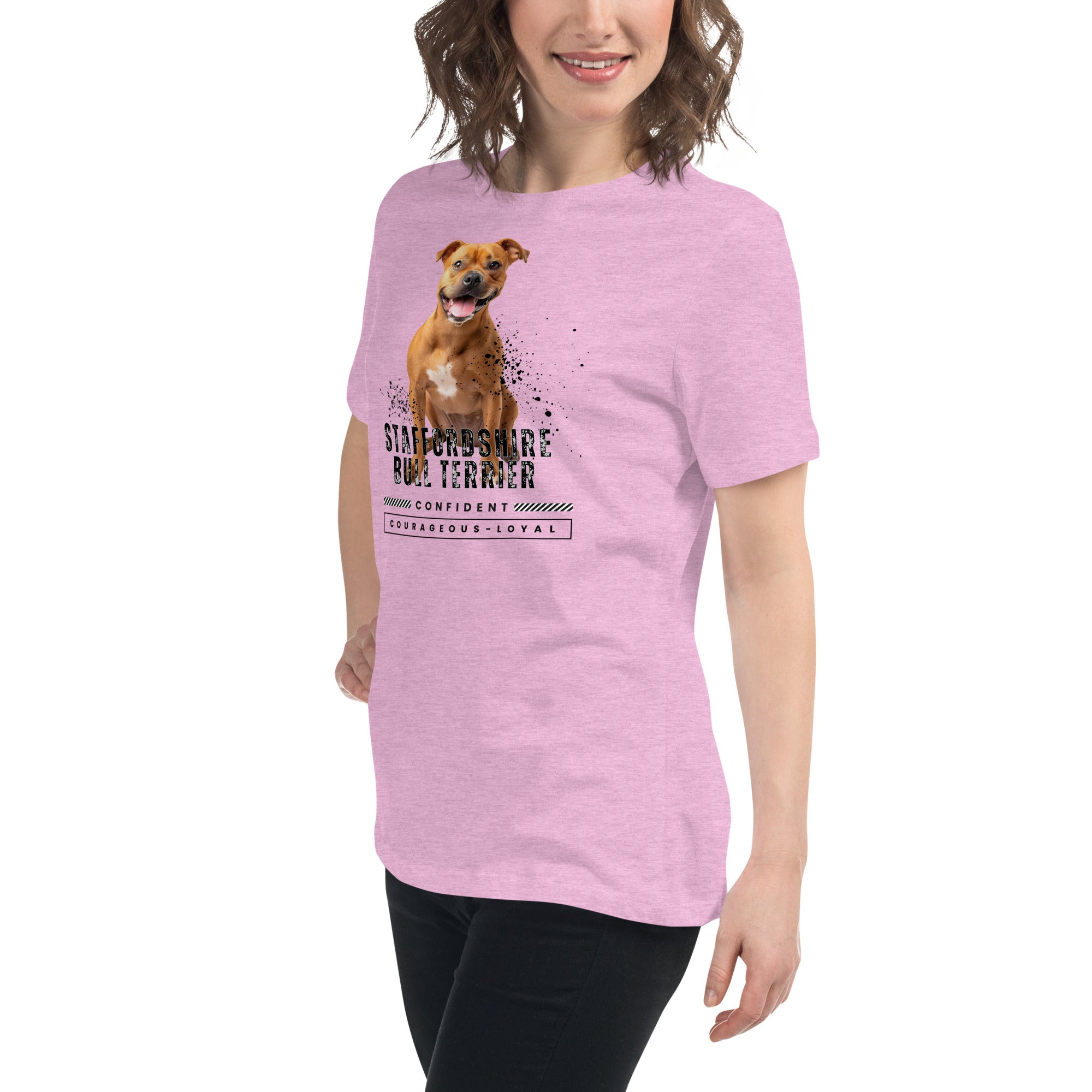 Staffordshire Bull Terrier Women's Relaxed T-Shirt