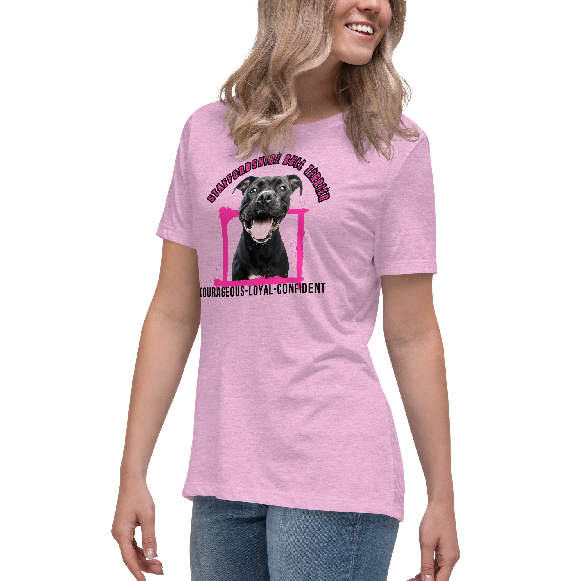 Staffordshire Bull Terrier Women's Relaxed T-Shirt