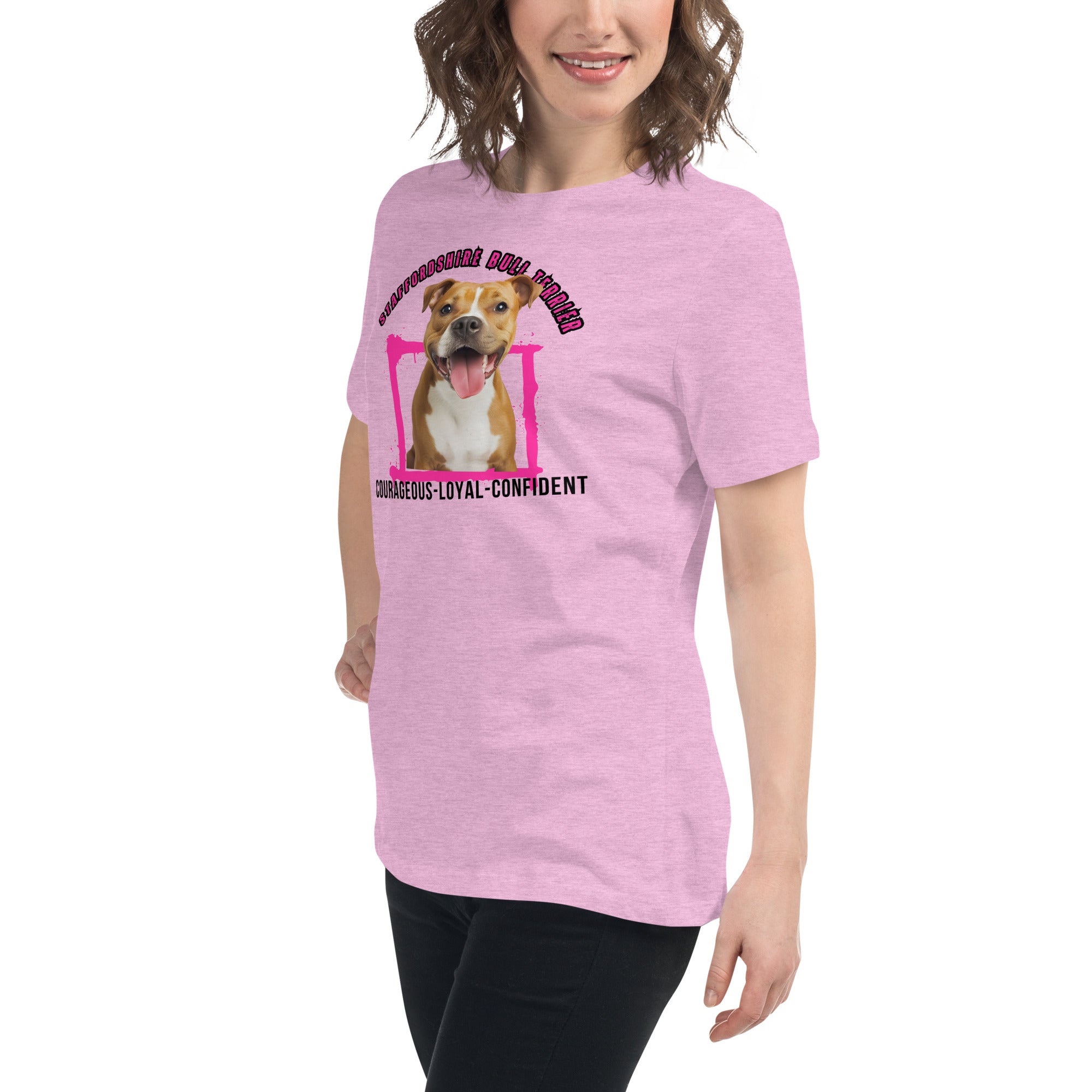 Staffordshire Bull Terrier Women's Relaxed T-Shirt