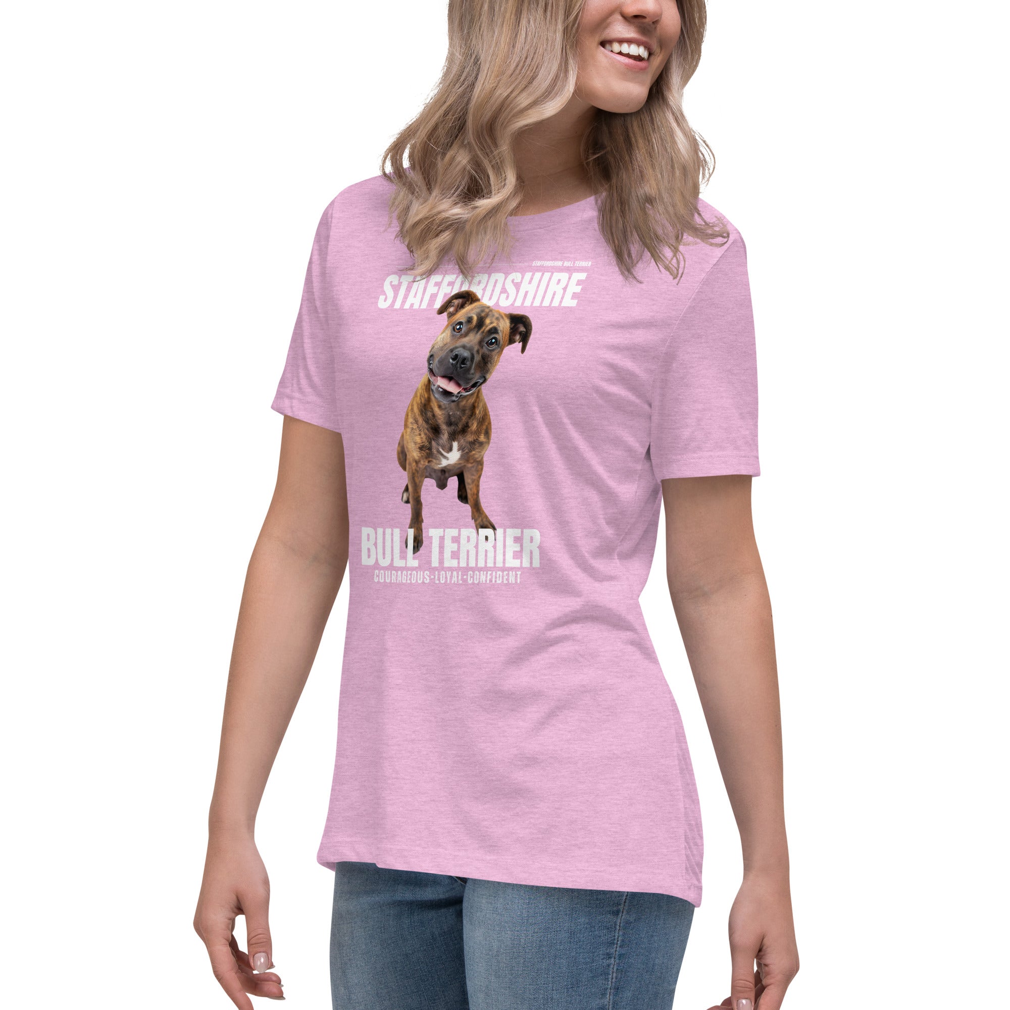 Staffordshire Bull Terrier Women's Relaxed T-Shirt