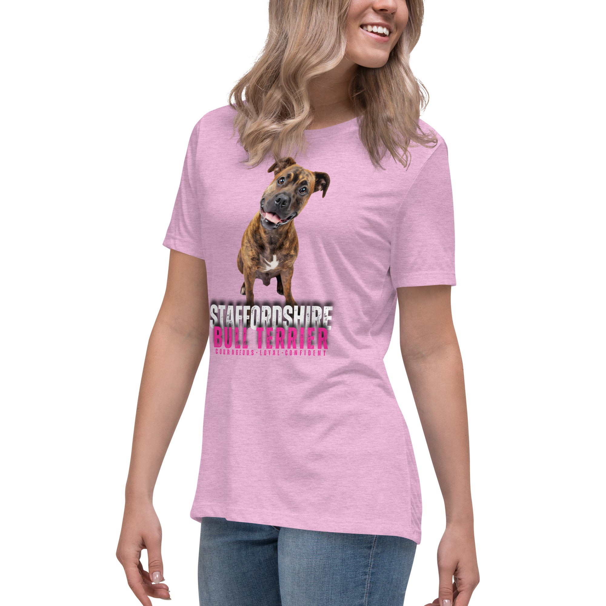 Staffordshire Bull Terrier Women's Relaxed T-Shirt