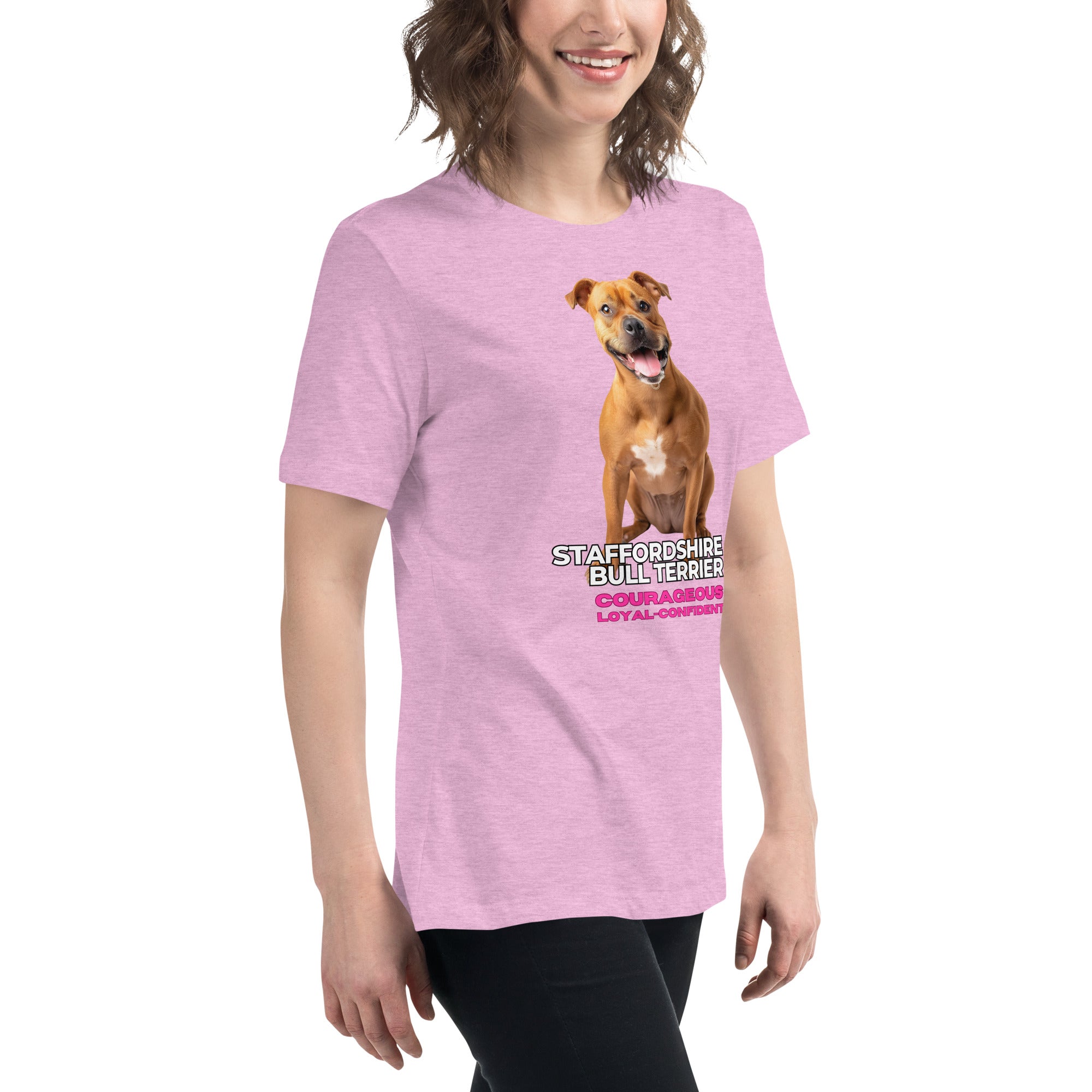 Staffordshire Bull Terrier Women's Relaxed T-Shirt