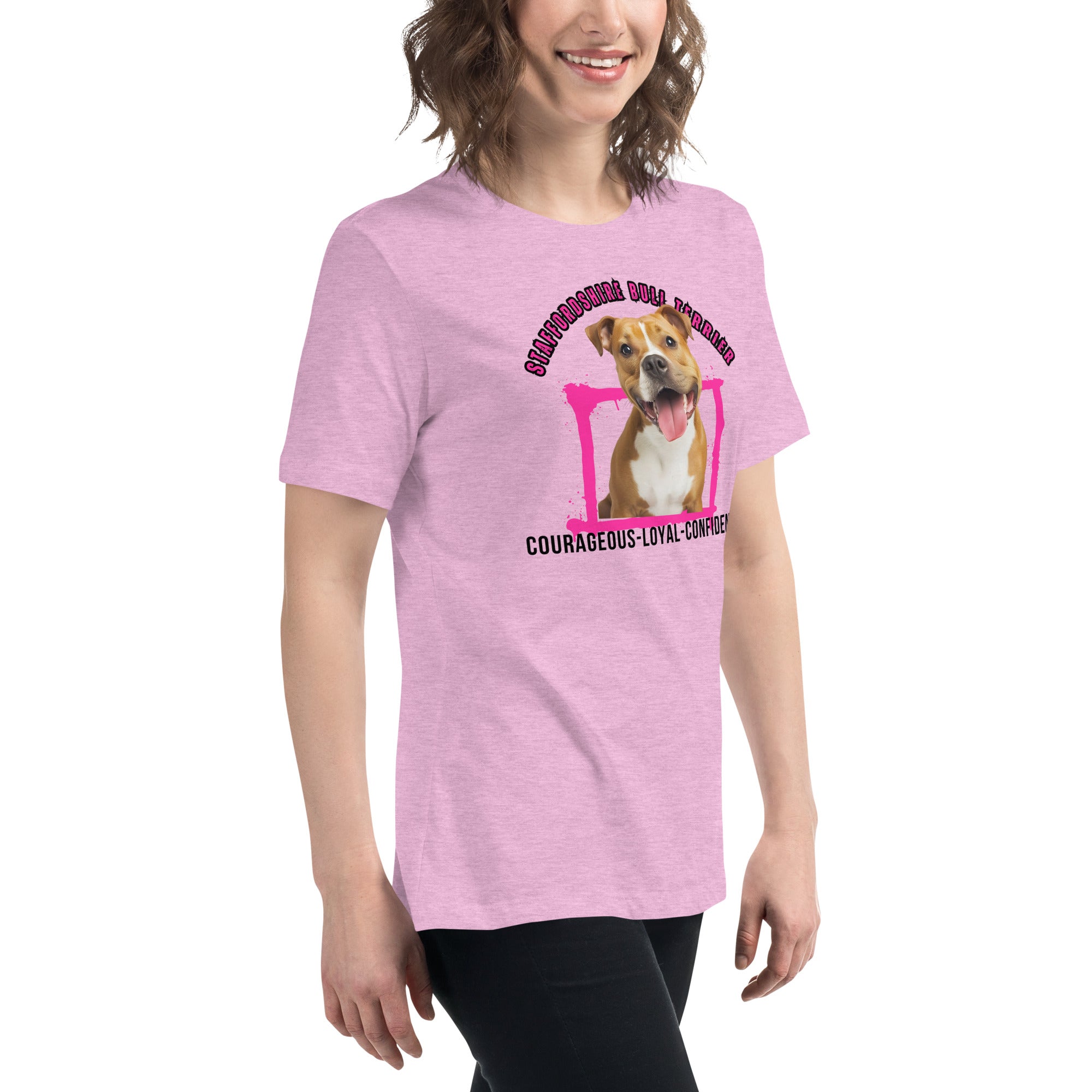 Staffordshire Bull Terrier Women's Relaxed T-Shirt