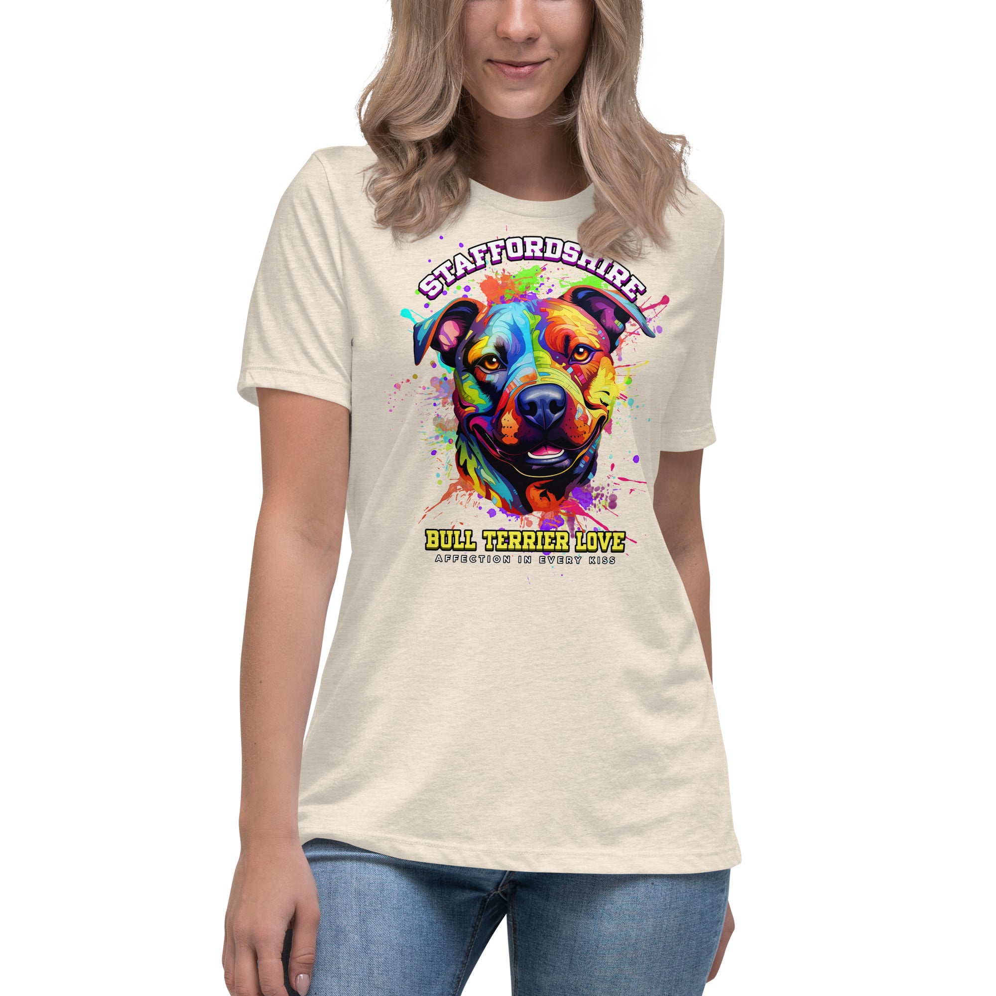 Staffordshire Bull Terrier Women's Relaxed T-Shirt