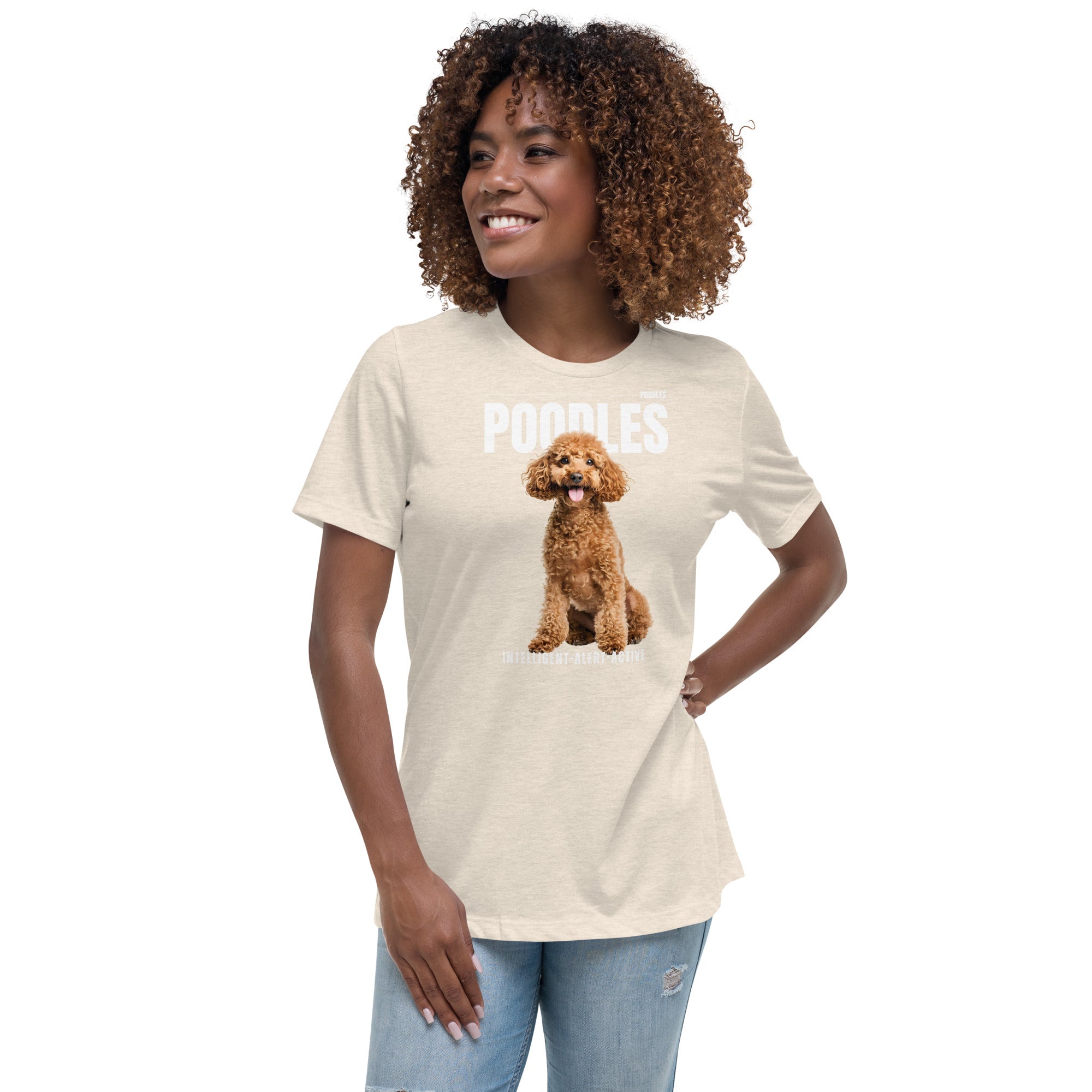 Poodle Women's Relaxed T-Shirt