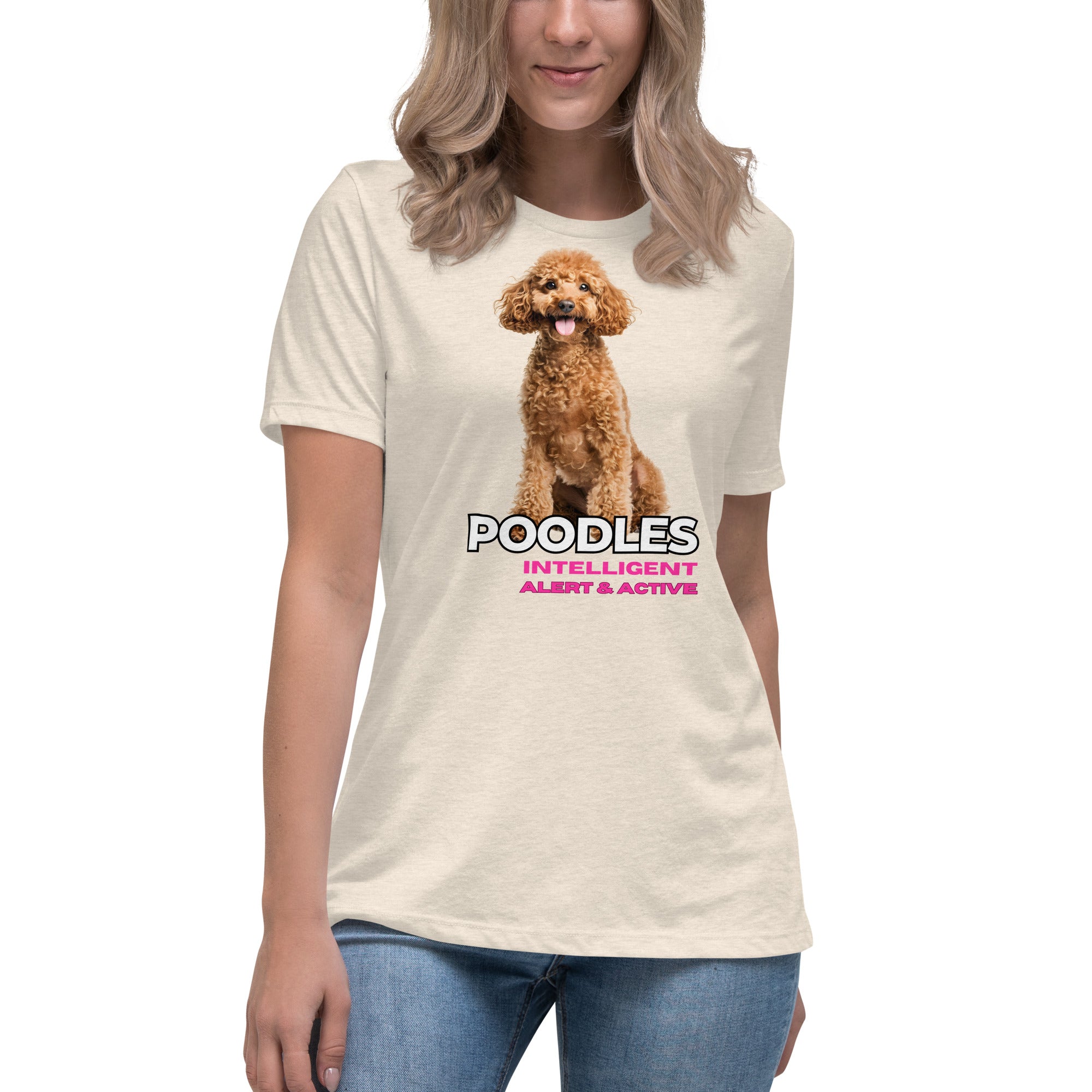 Poodle Women's Relaxed T-Shirt