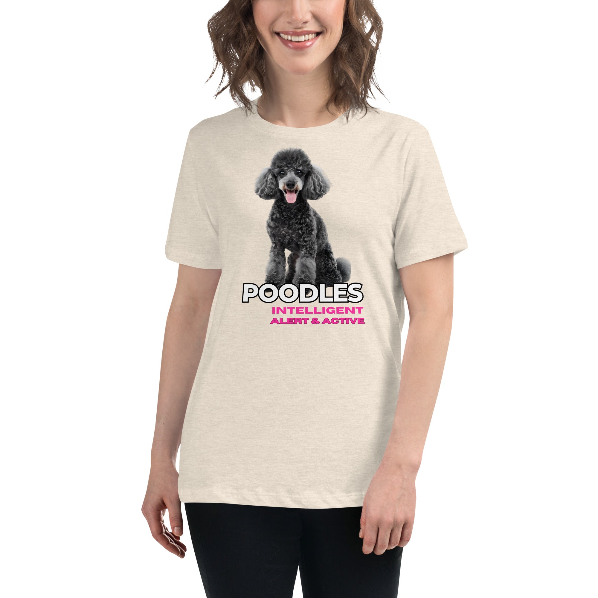 Poodle Women's Relaxed T-Shirt