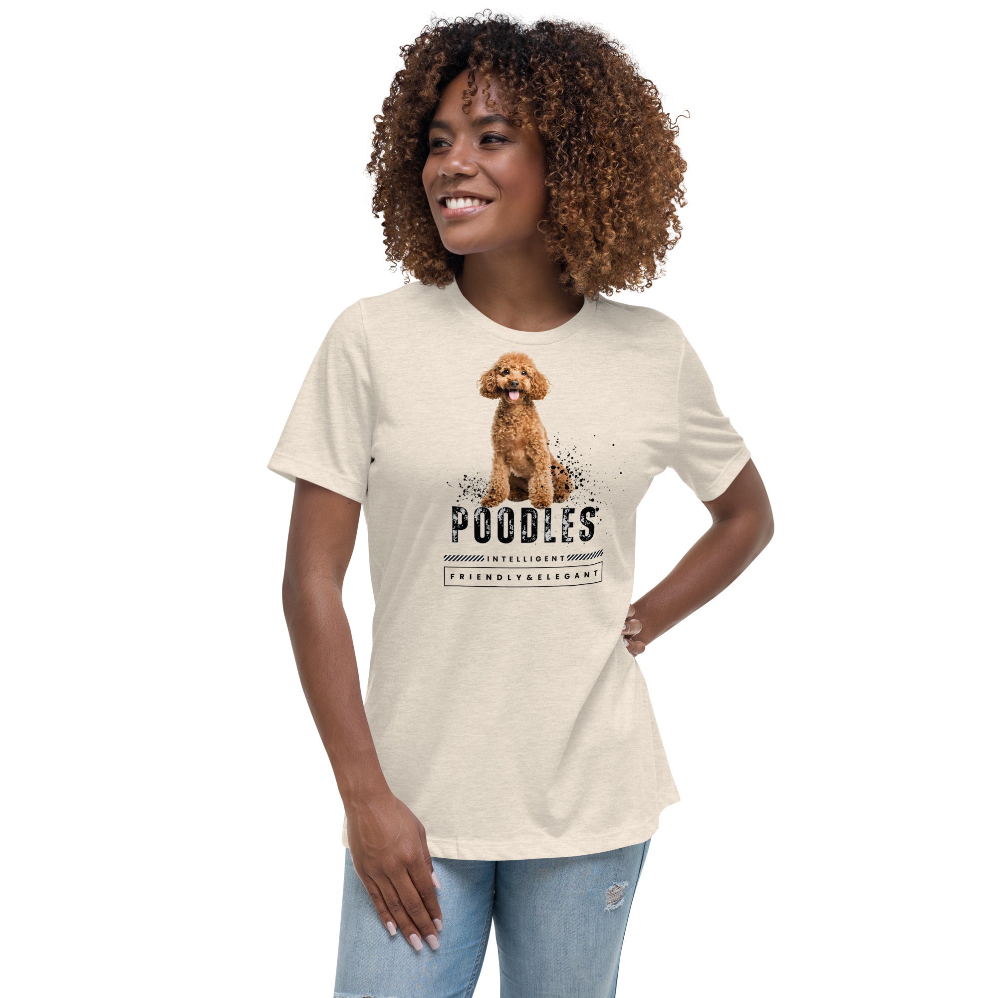 Poodle Women's Relaxed T-Shirt