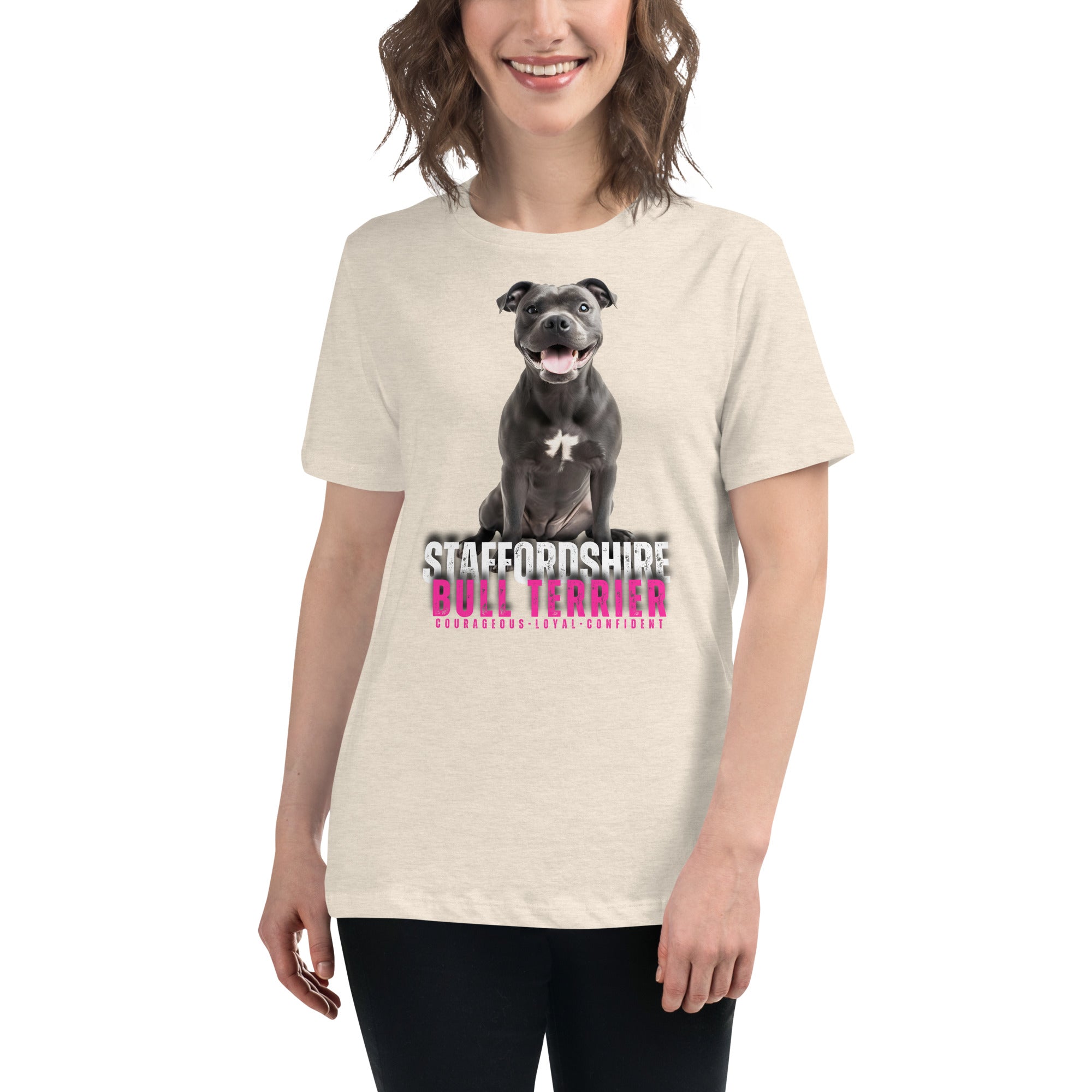 Staffordshire Bull Terrier Women's Relaxed T-Shirt