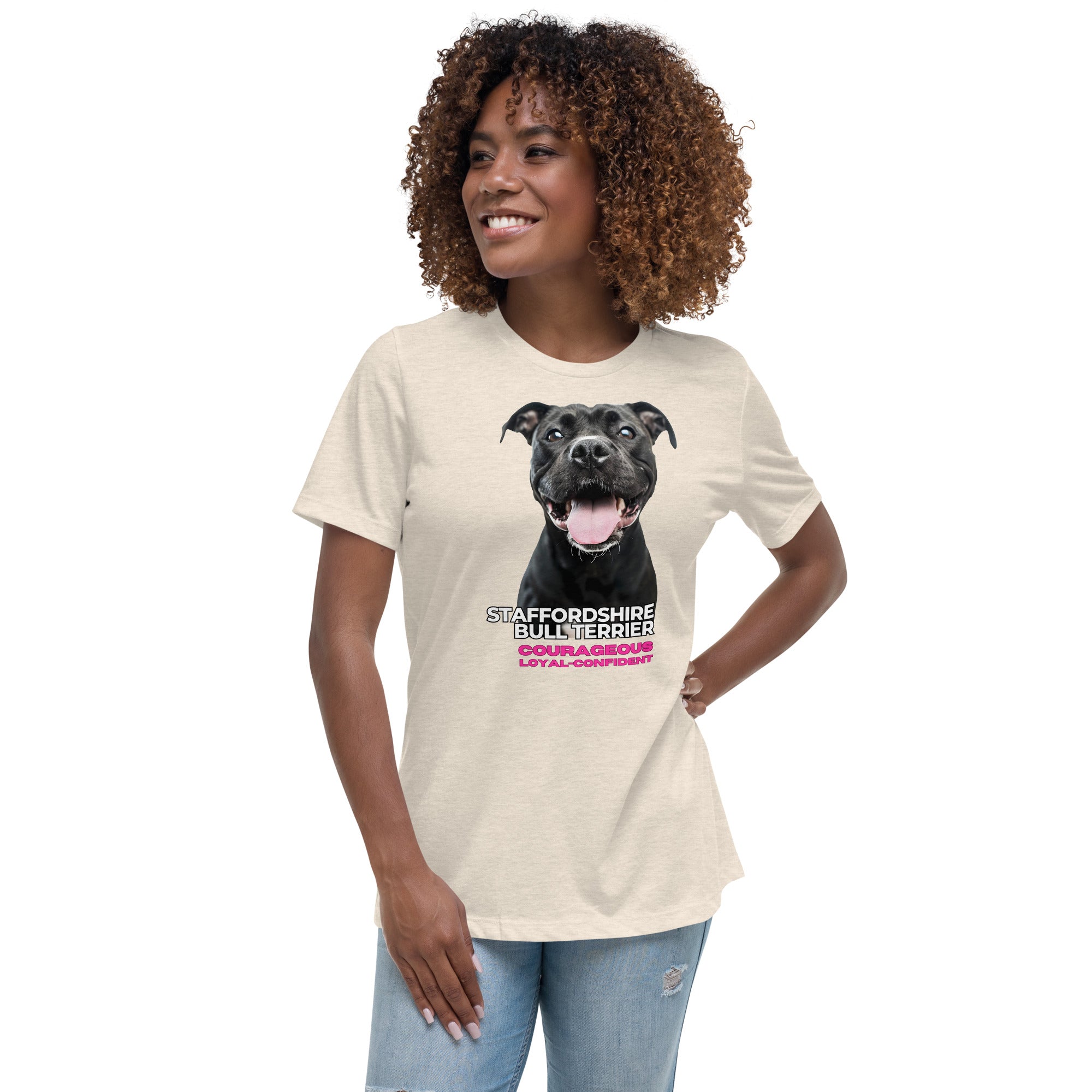 Staffordshire Bull Terrier Women's Relaxed T-Shirt