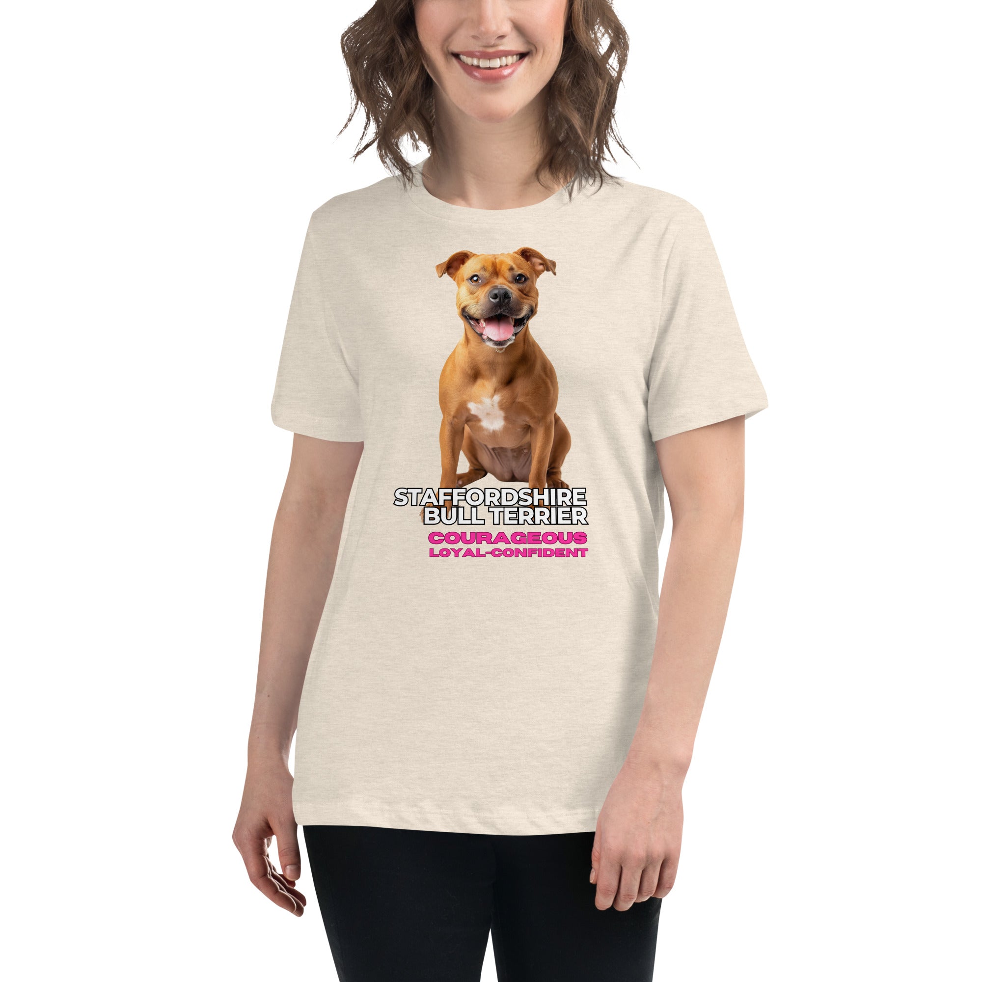 Staffordshire Bull Terrier Women's Relaxed T-Shirt