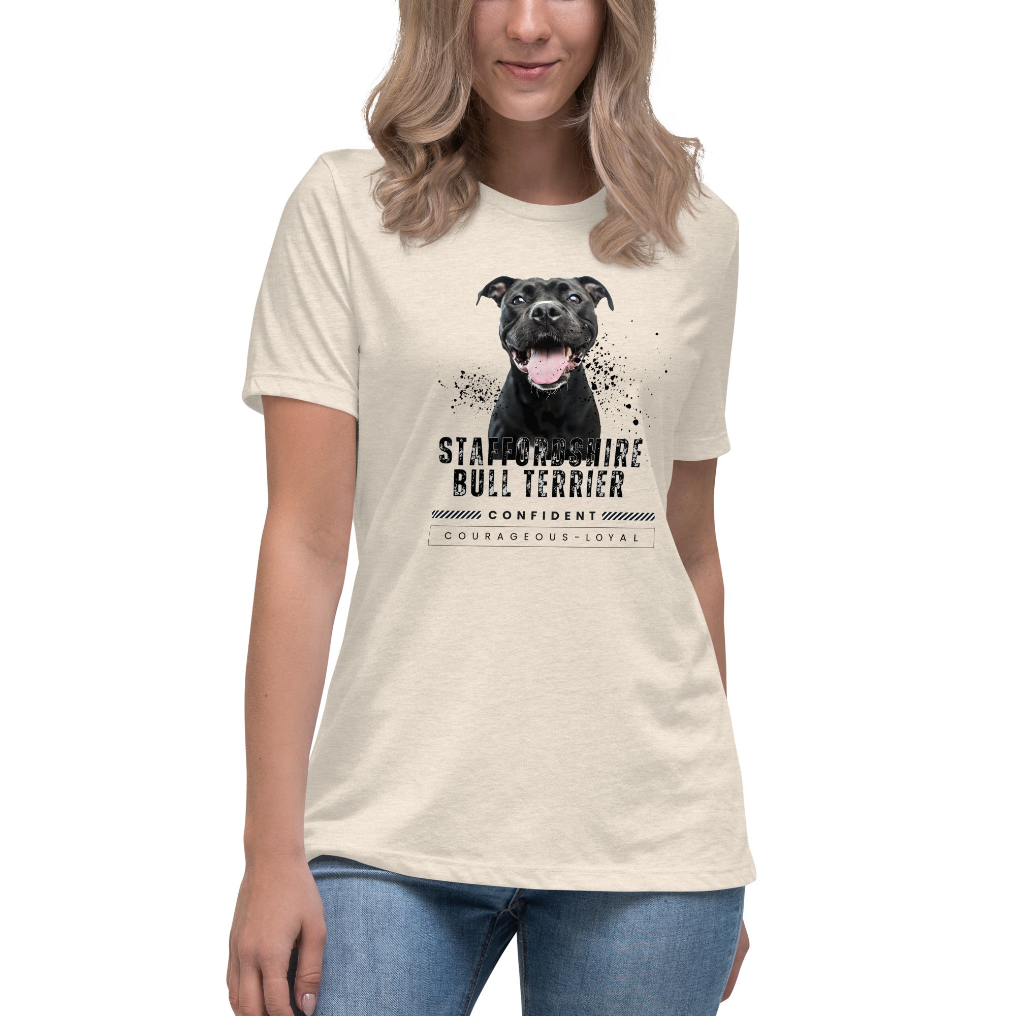 Staffordshire Bull Terrier Women's Relaxed T-Shirt