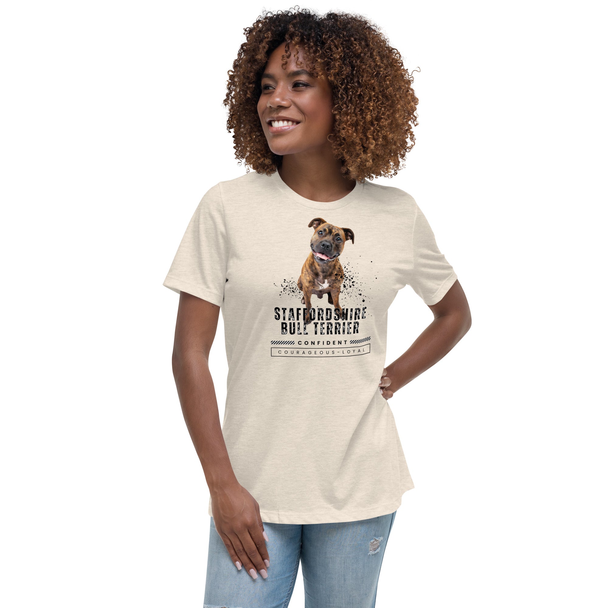 Staffordshire Bull Terrier Women's Relaxed T-Shirt