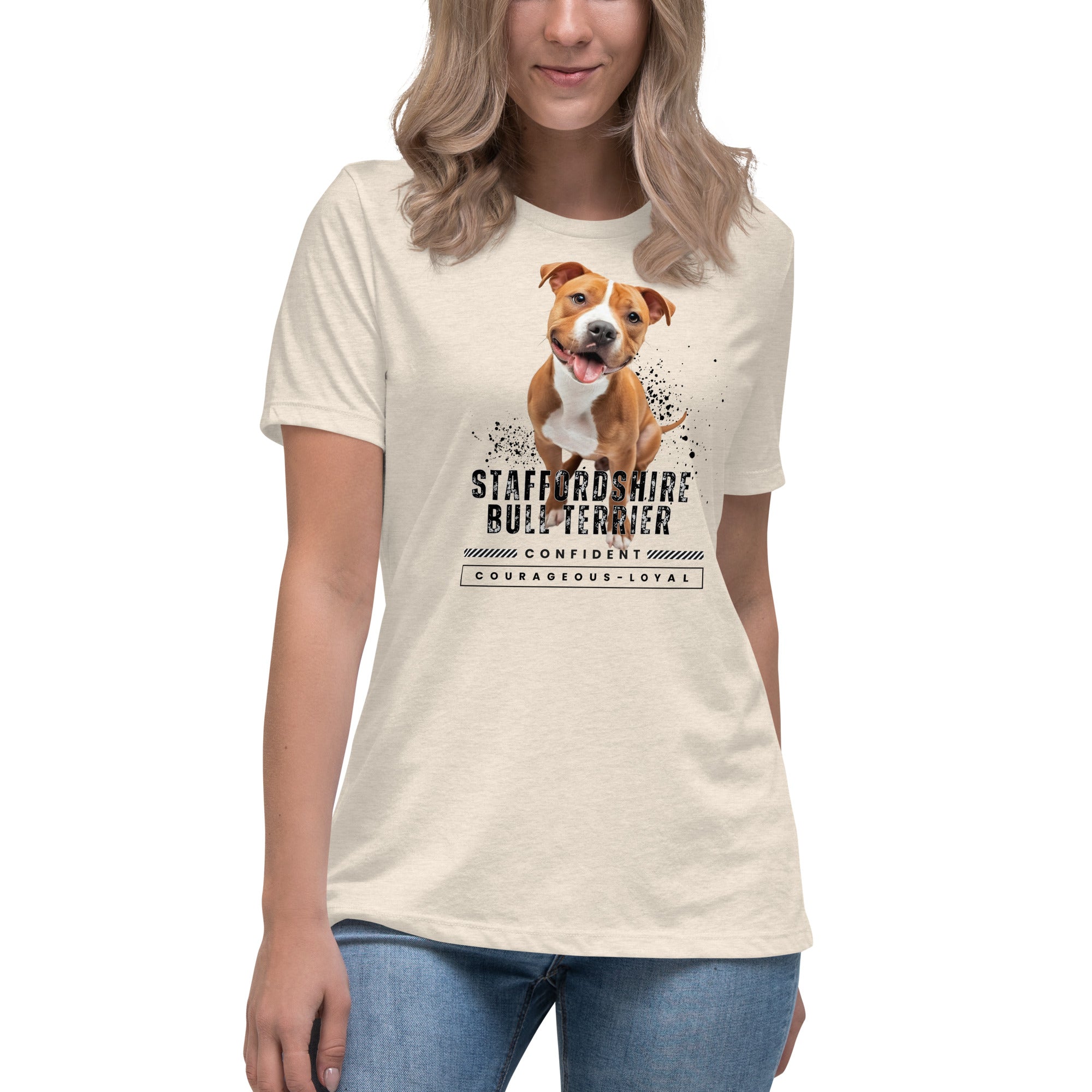 Staffordshire Bull Terrier Women's Relaxed T-Shirt