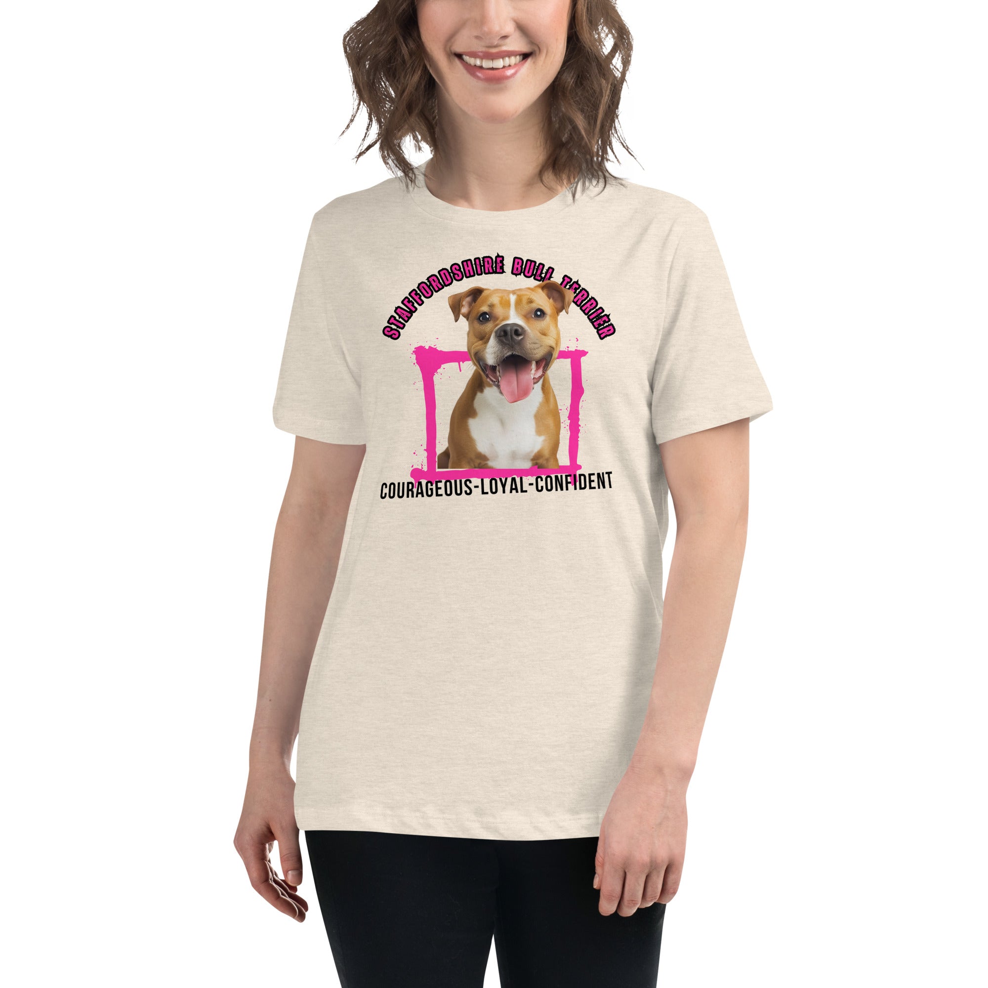 Staffordshire Bull Terrier Women's Relaxed T-Shirt