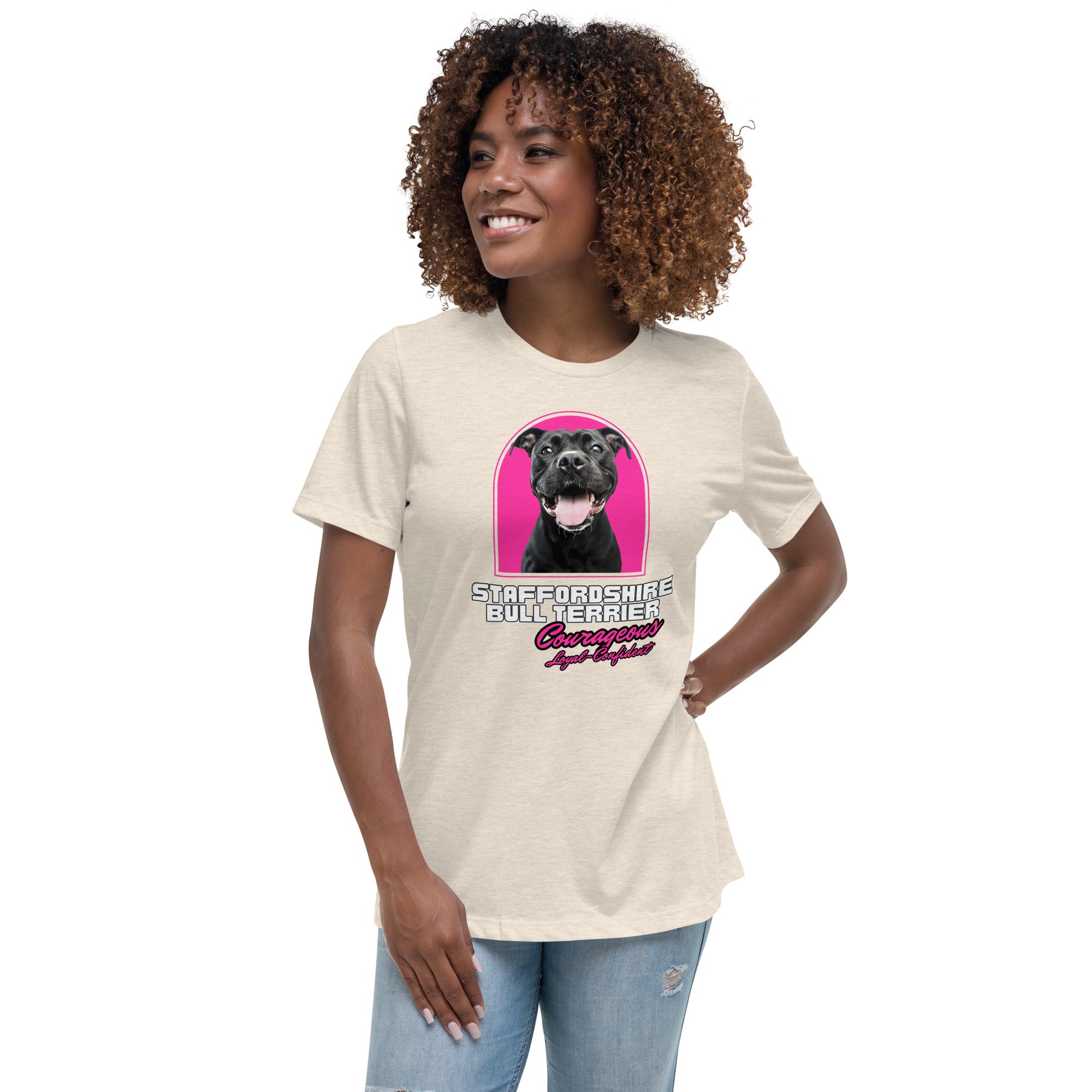 Staffordshire Bull Terrier Women's Relaxed T-Shirt