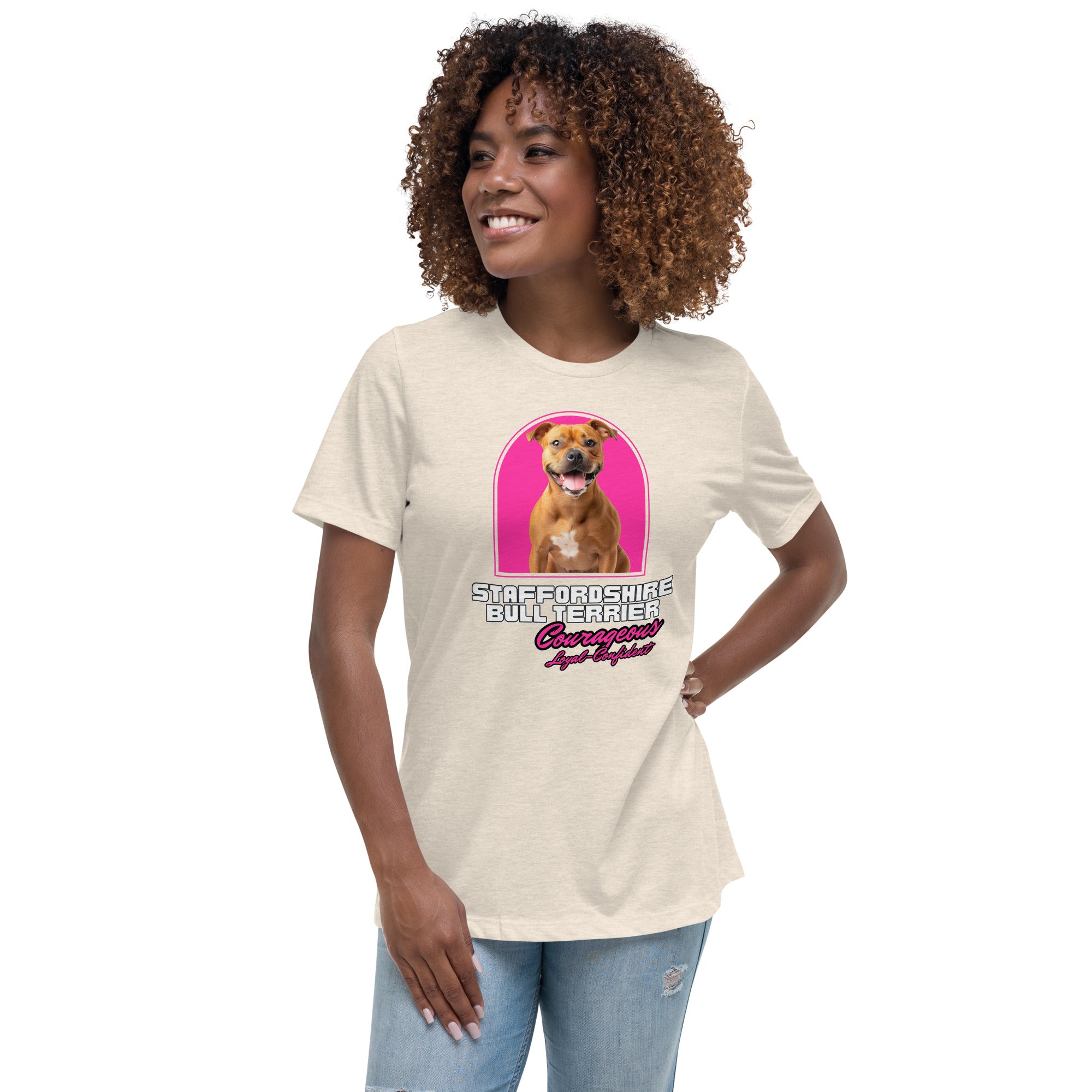 Staffordshire Bull Terrier Women's Relaxed T-Shirt