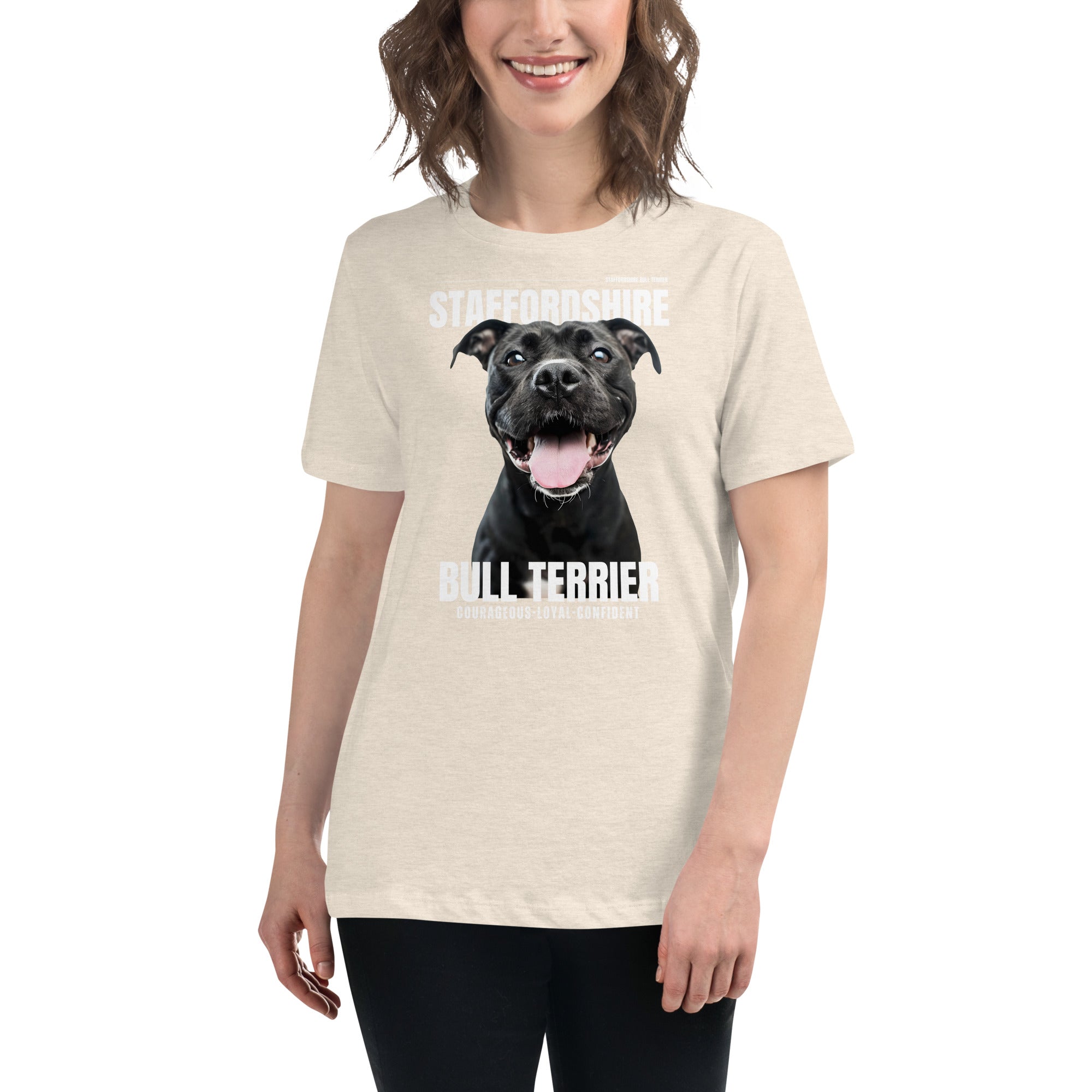 Staffordshire Bull Terrier Women's Relaxed T-Shirt