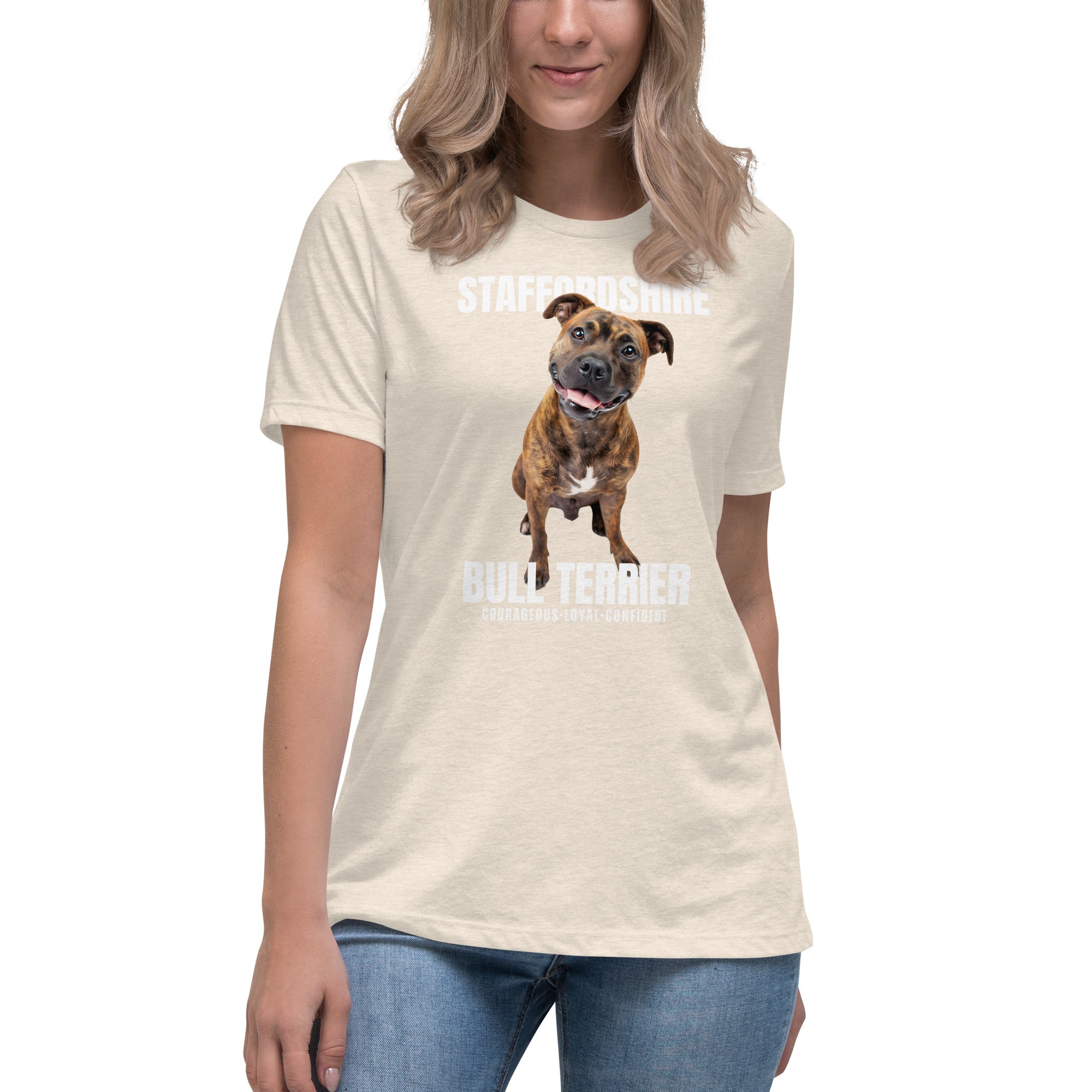 Staffordshire Bull Terrier Women's Relaxed T-Shirt