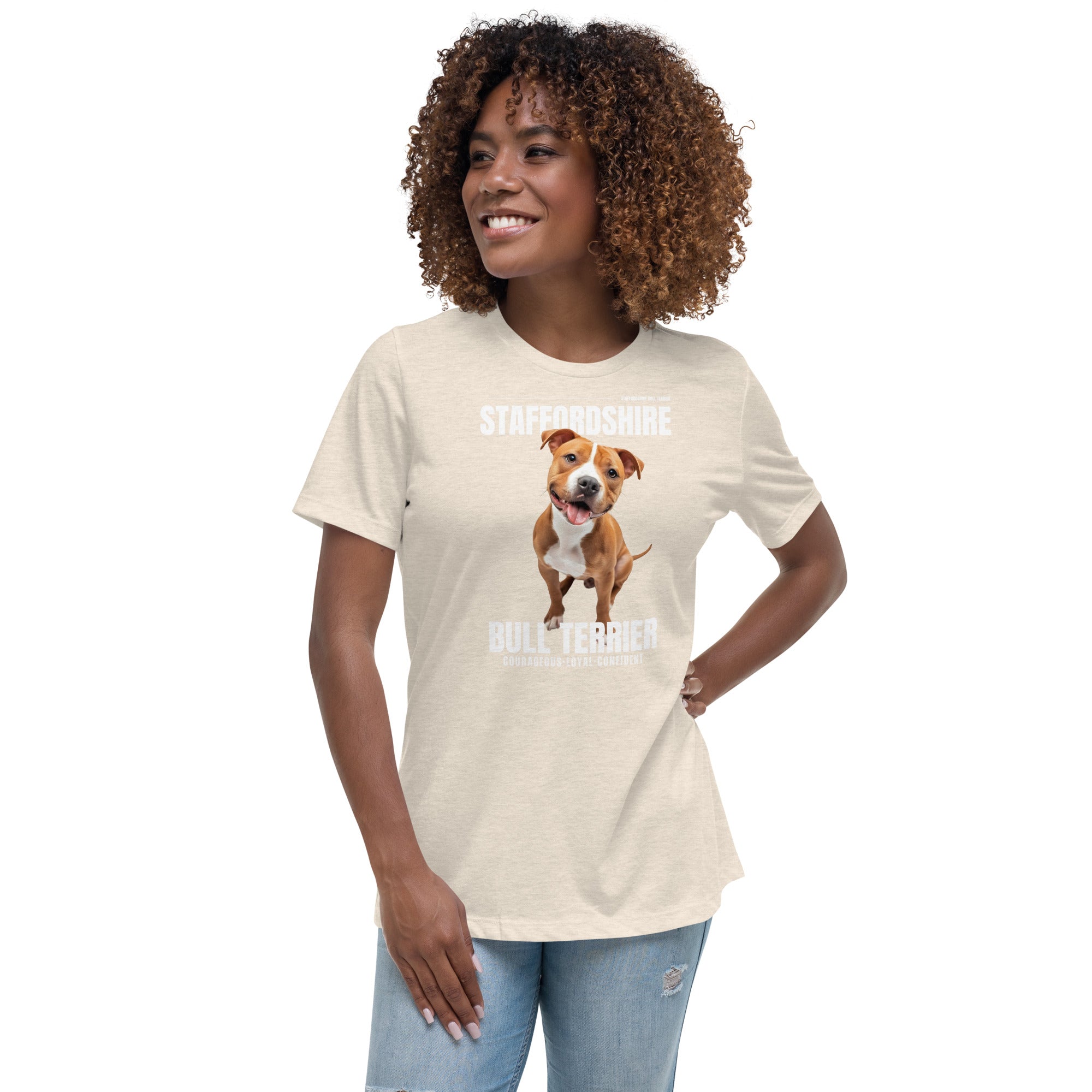 Staffordshire Bull Terrier Women's Relaxed T-Shirt