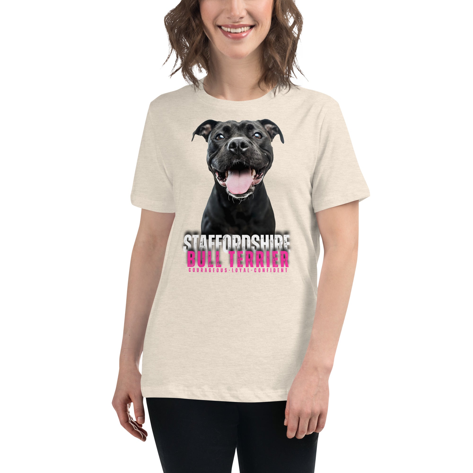 Staffordshire Bull Terrier Women's Relaxed T-Shirt